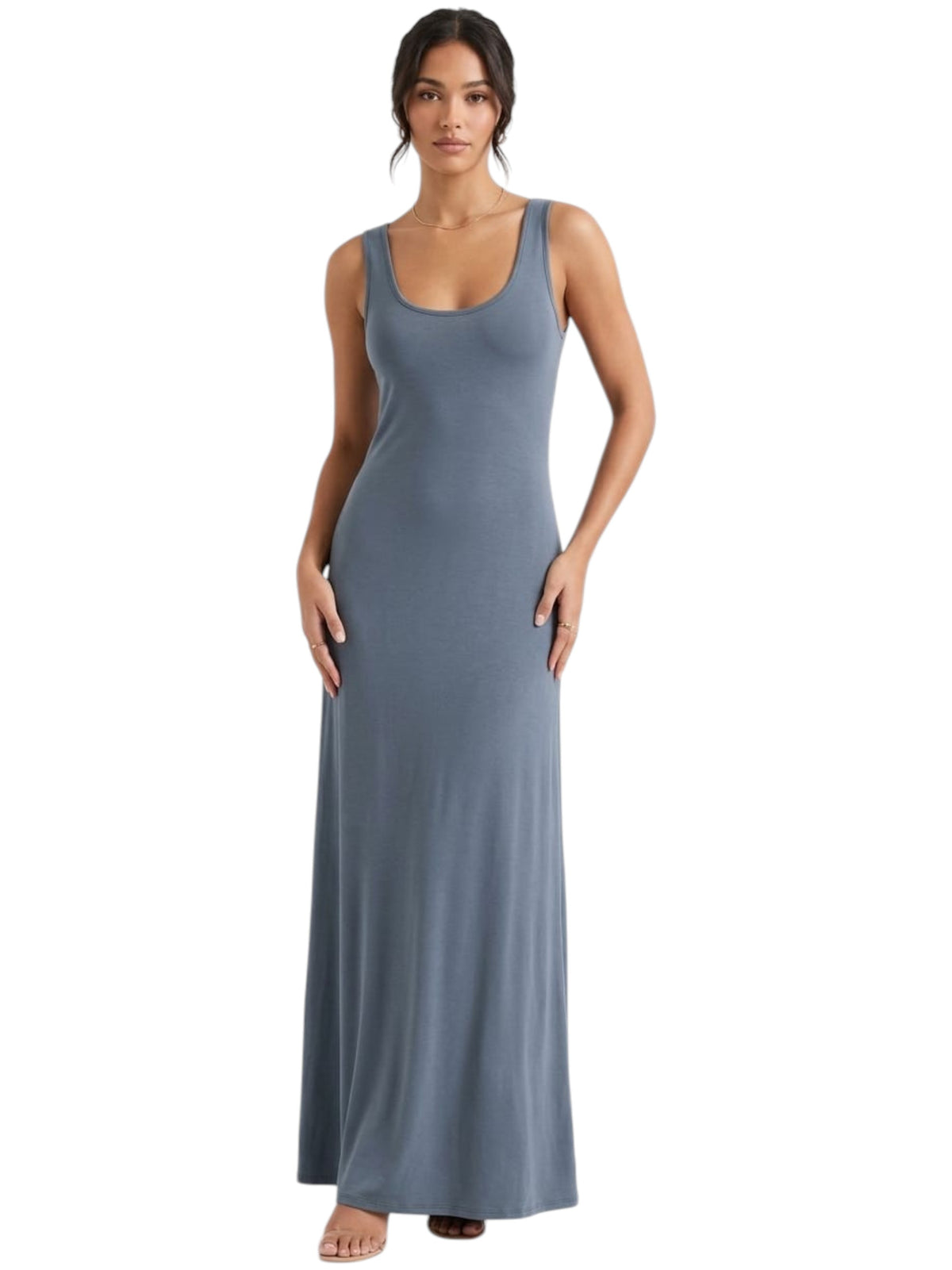 Image for Women's Plain Dress,Grey