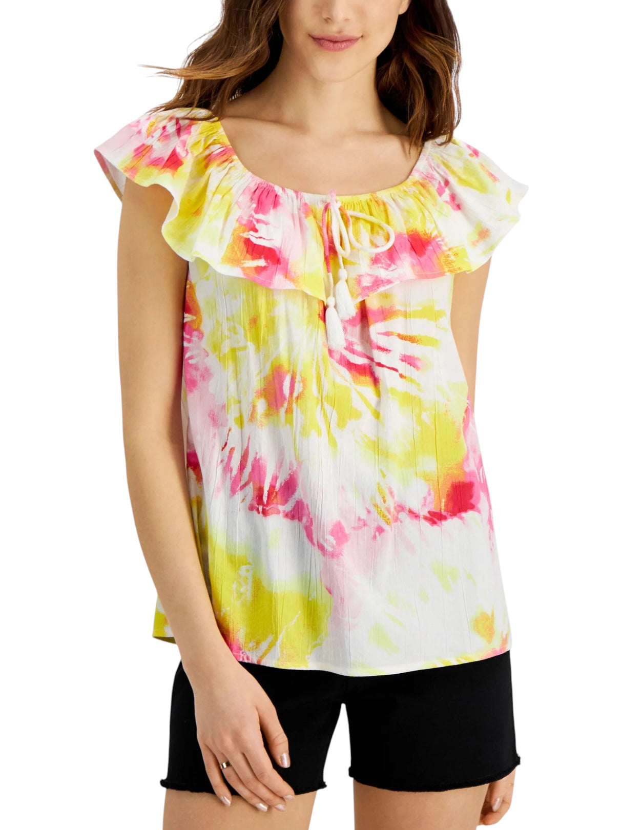 Image for Women's Printed Top,Multi