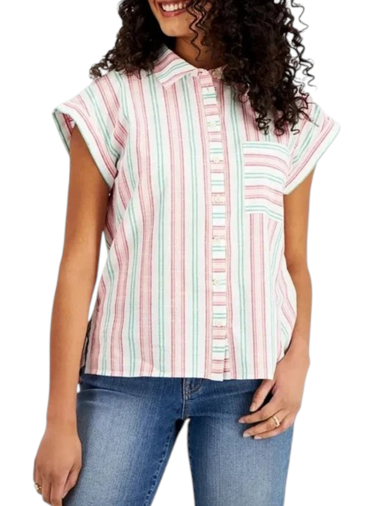 Image for Women's Striped Chemise,Multi