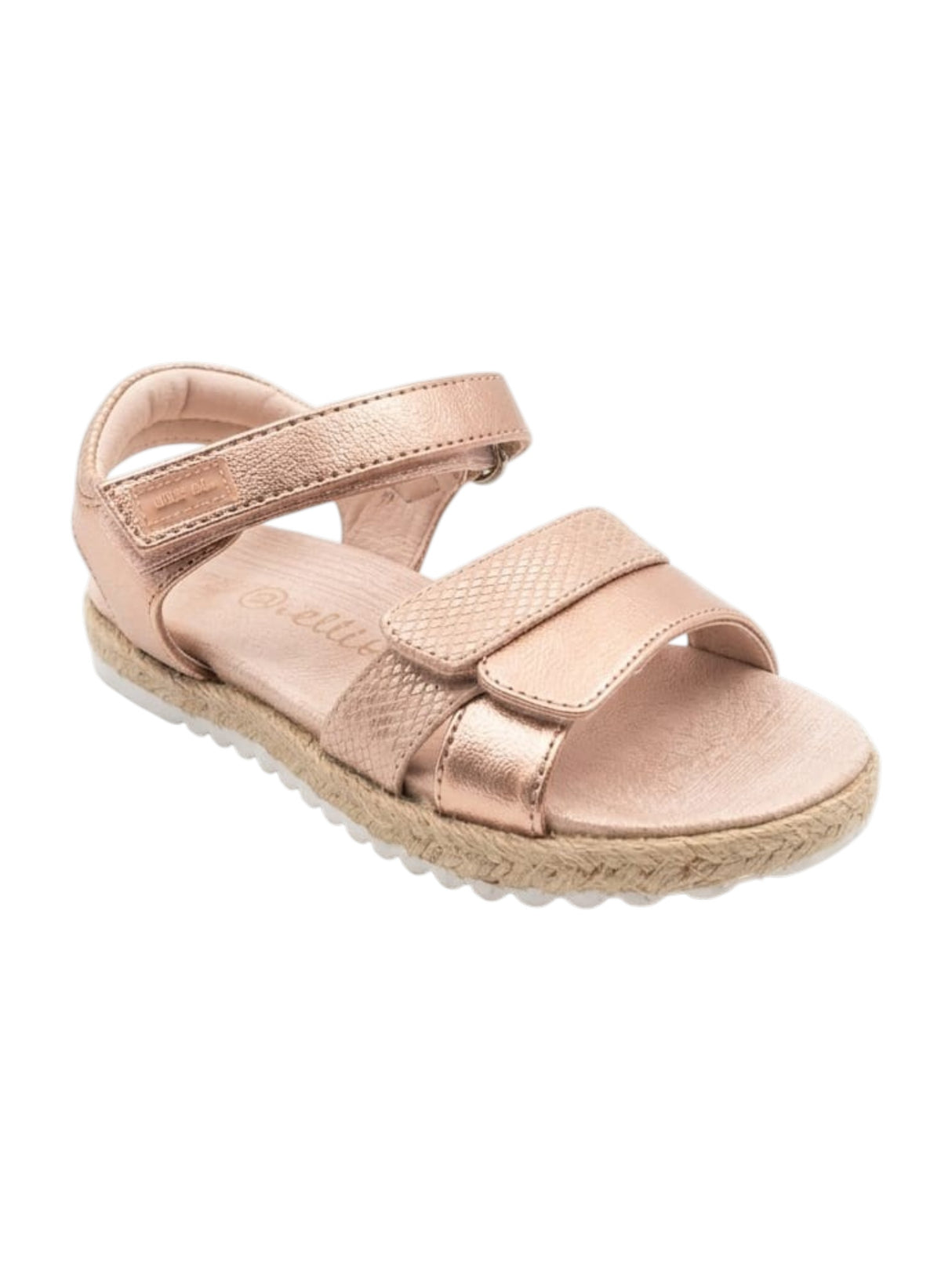 Image for Kids Girl's Textured Ribbed Sandals,Rose