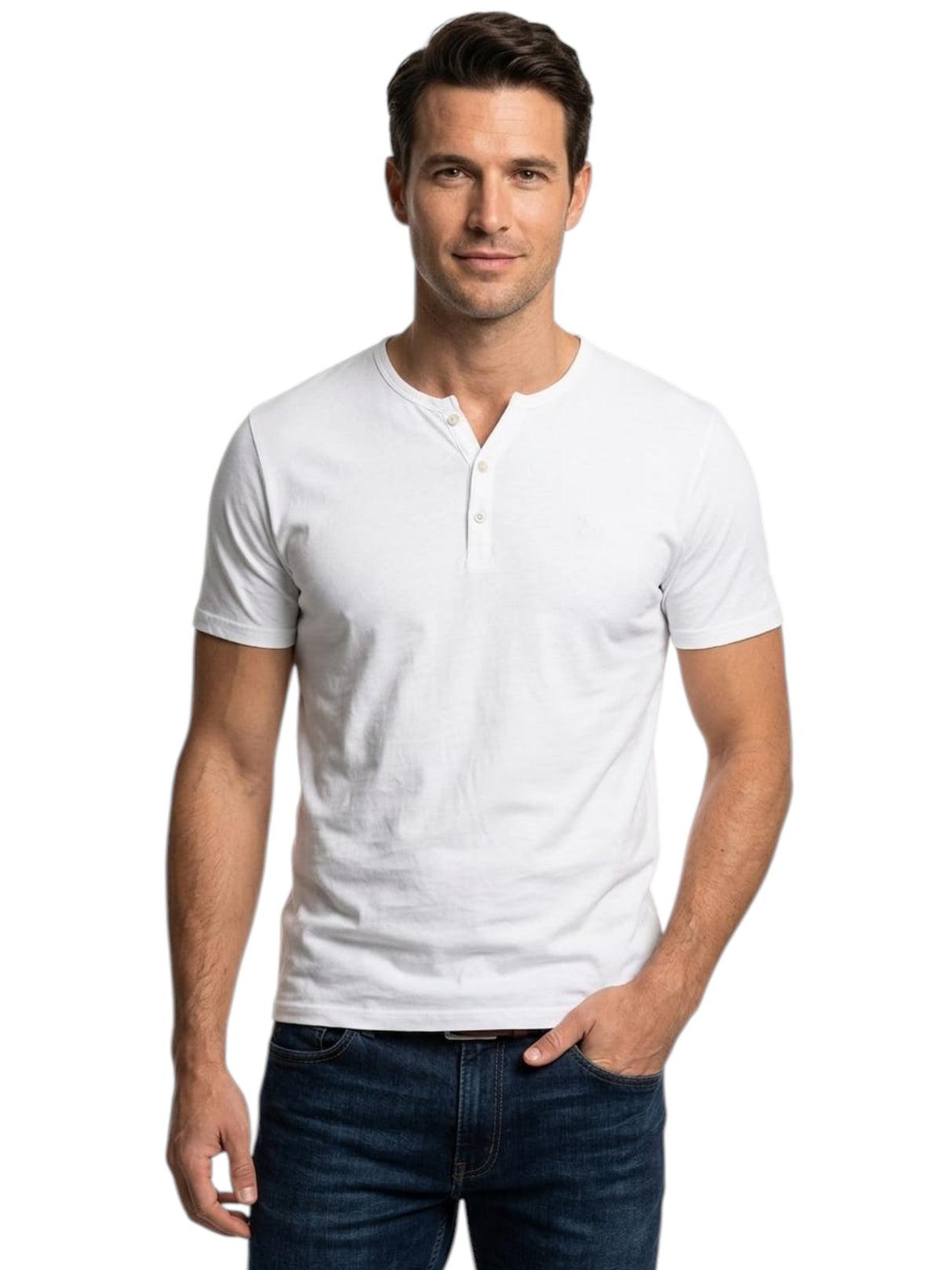Image for Men's Plain Top,White