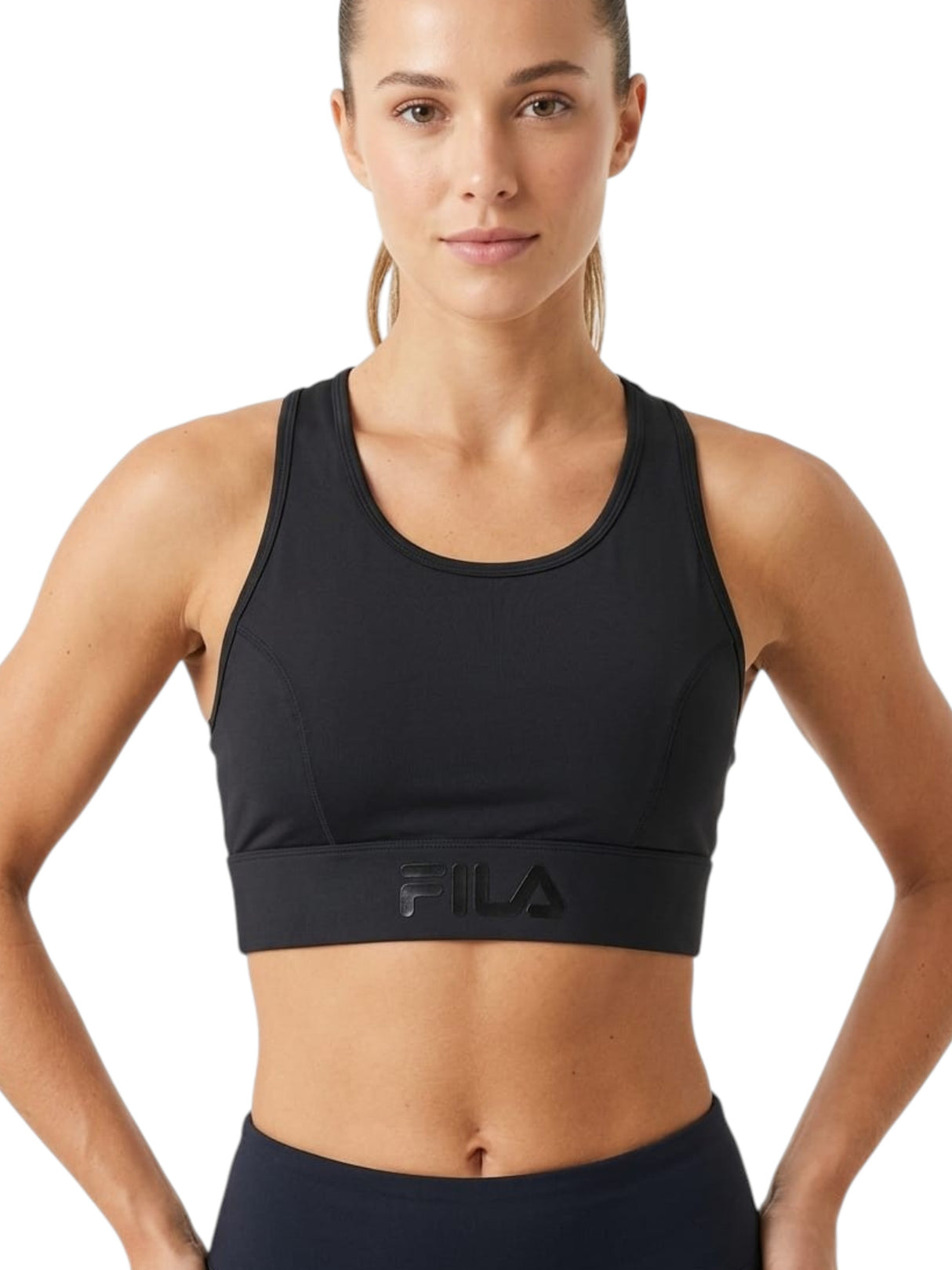 Image for Women's Plain Sport Bra,Black