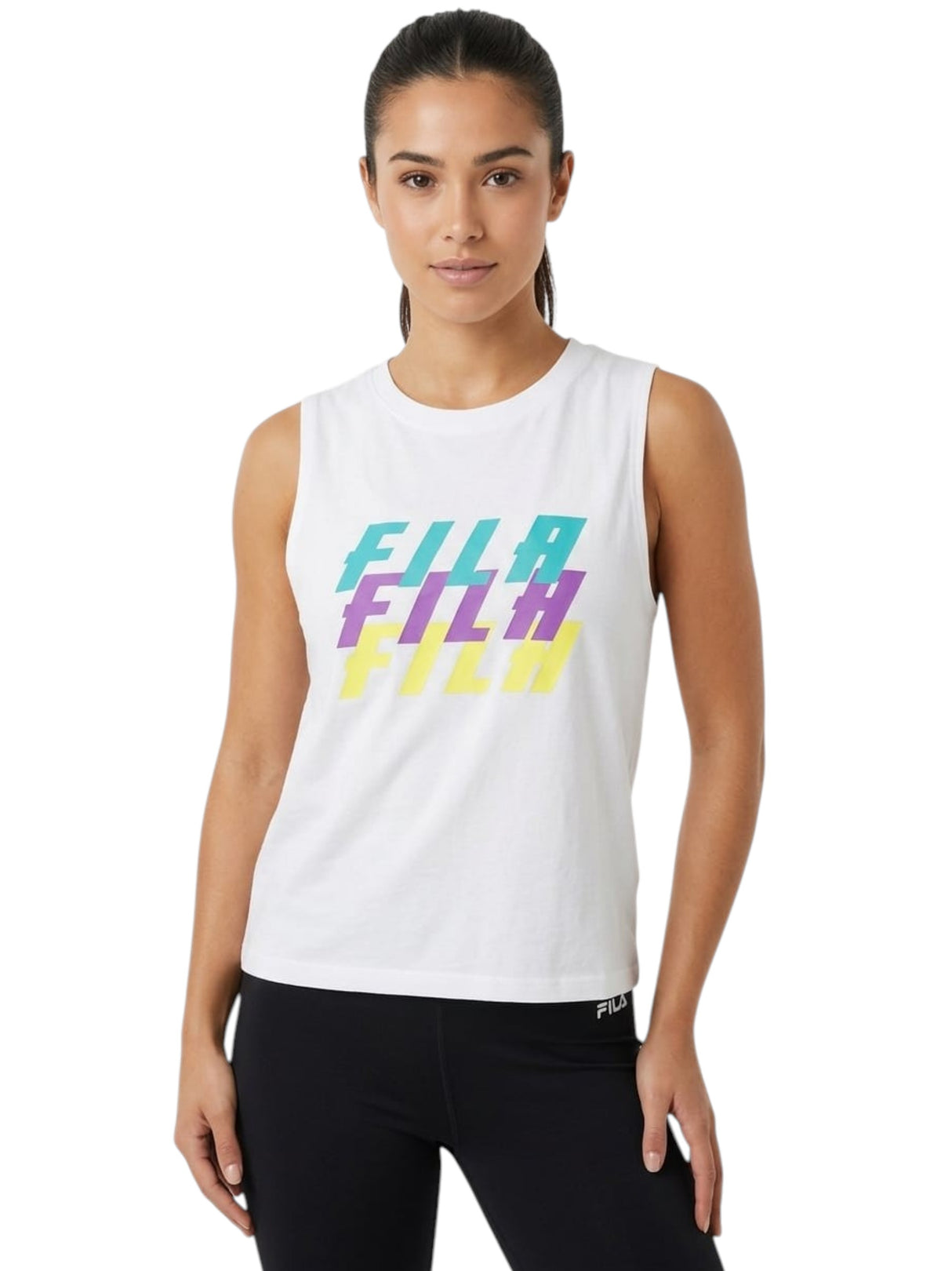 Image for Women's Printed Top,White