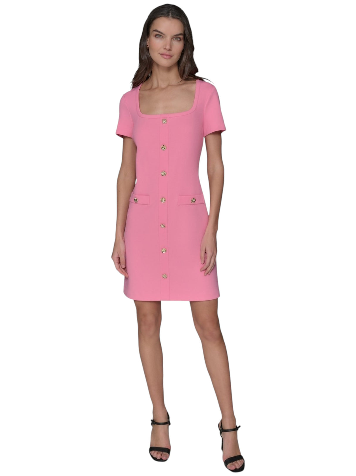 Image for Women's Textured Dress,Pink