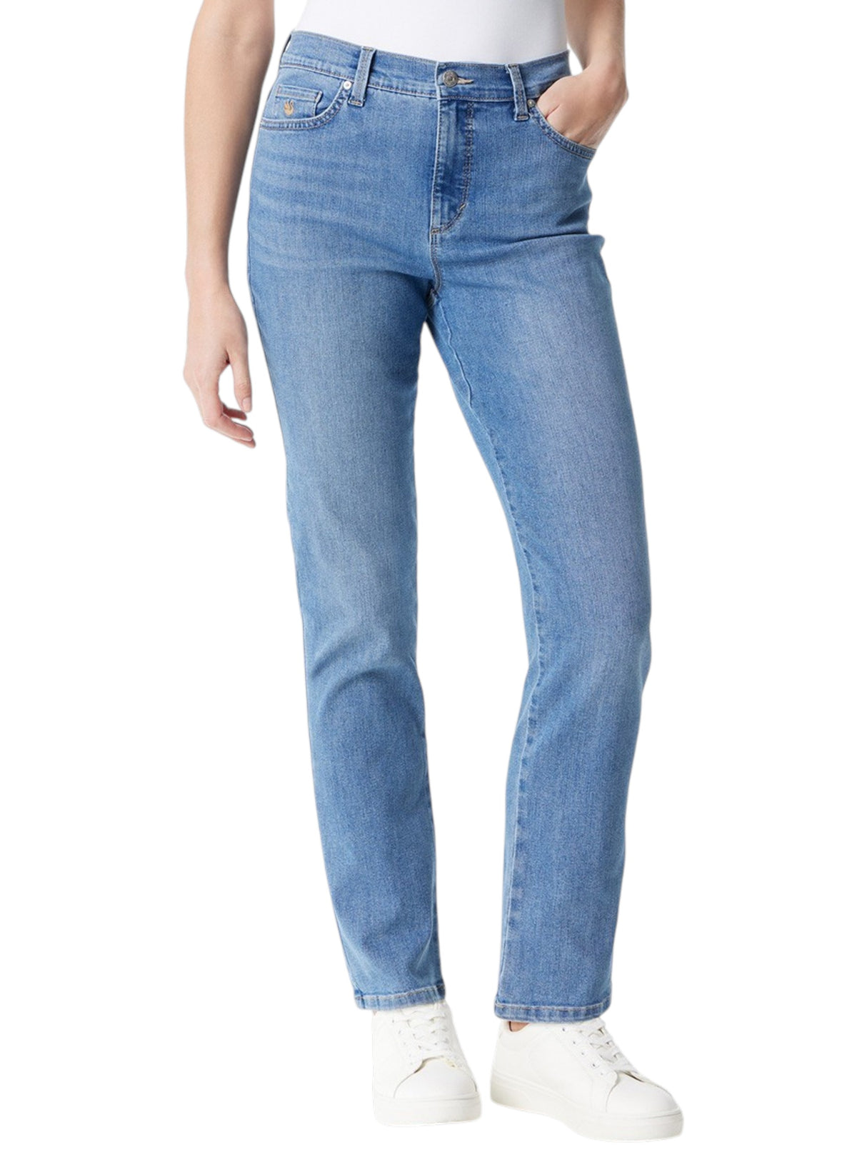 Image for Women's Plain Solid Jeans,Blue