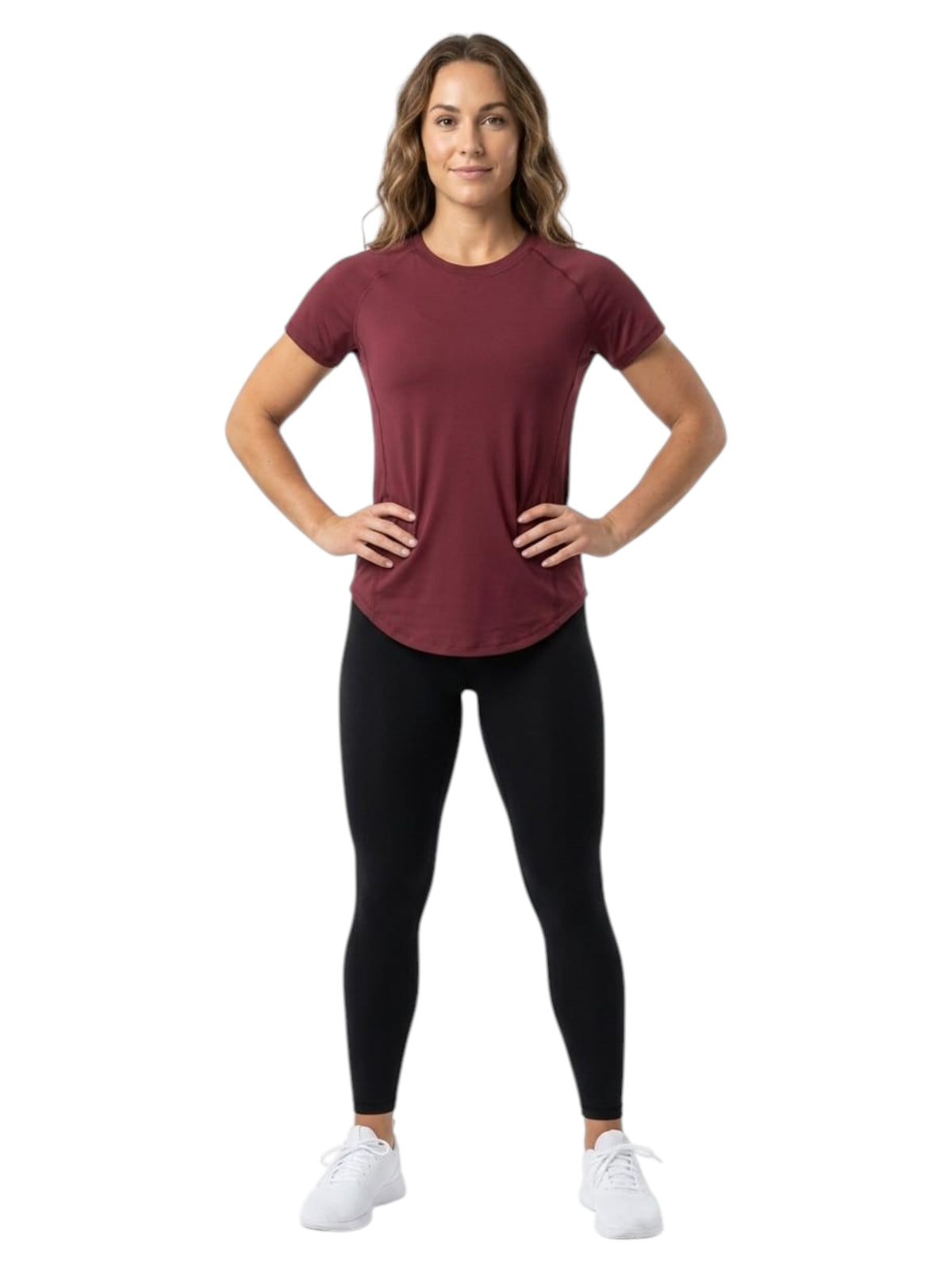 Image for Women's Plain Top,Burgundy