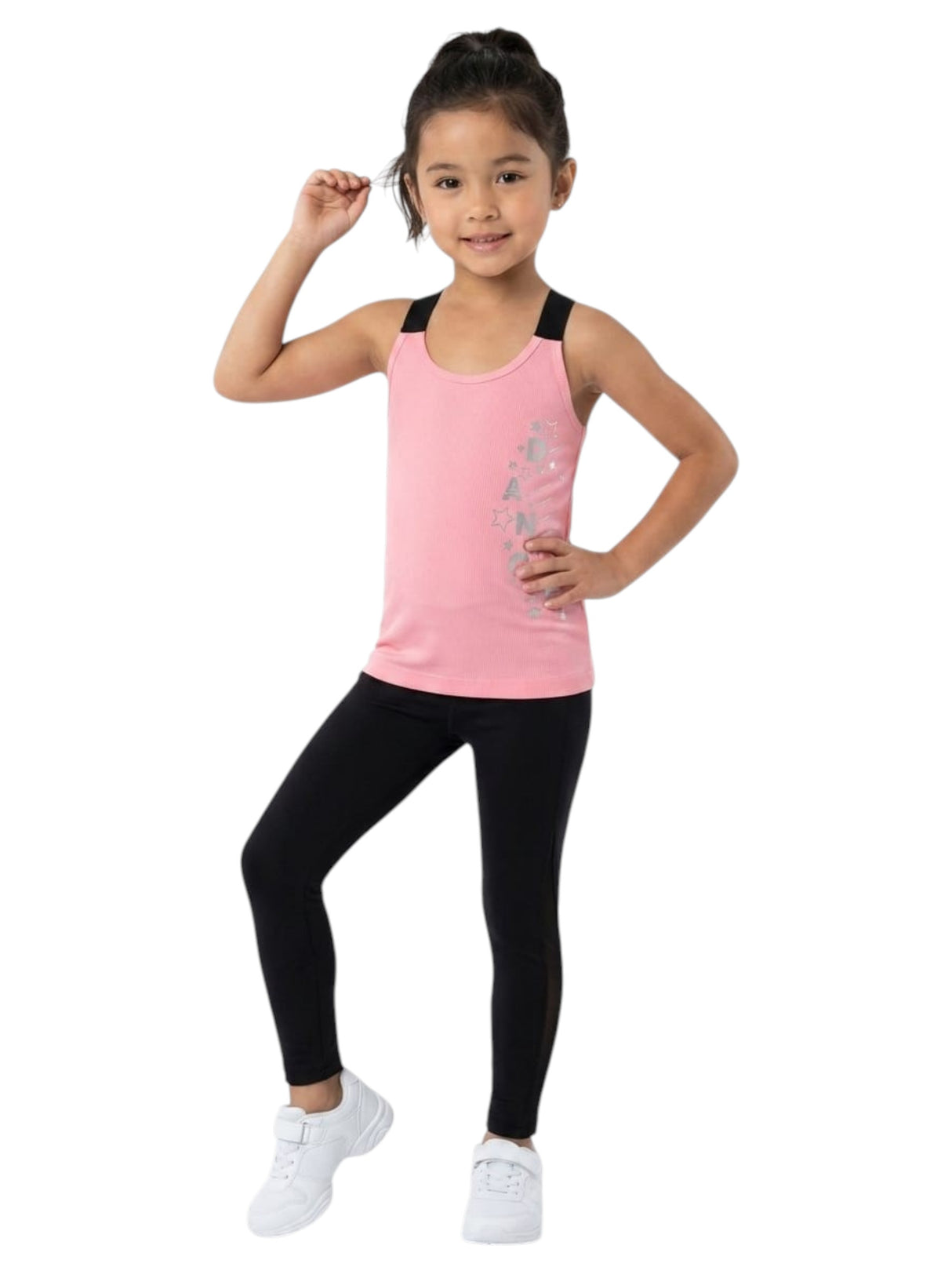 Image for Kids Girl's Printed Top,Pink Coral