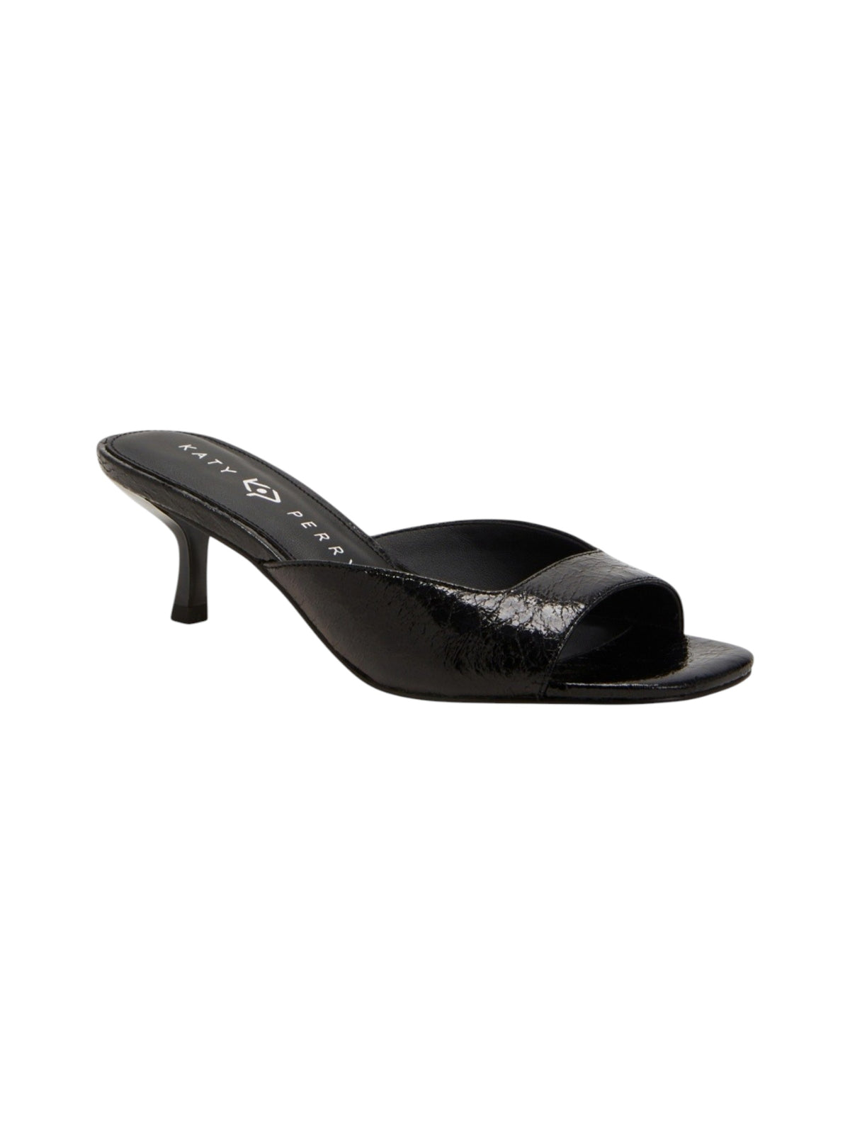 Image for Women's Croc Leather Shoes,Black
