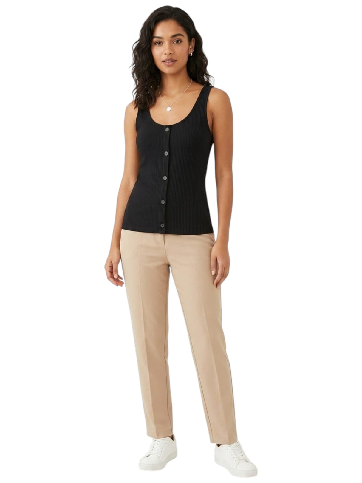 Image for Women's Ribbed Top,Black