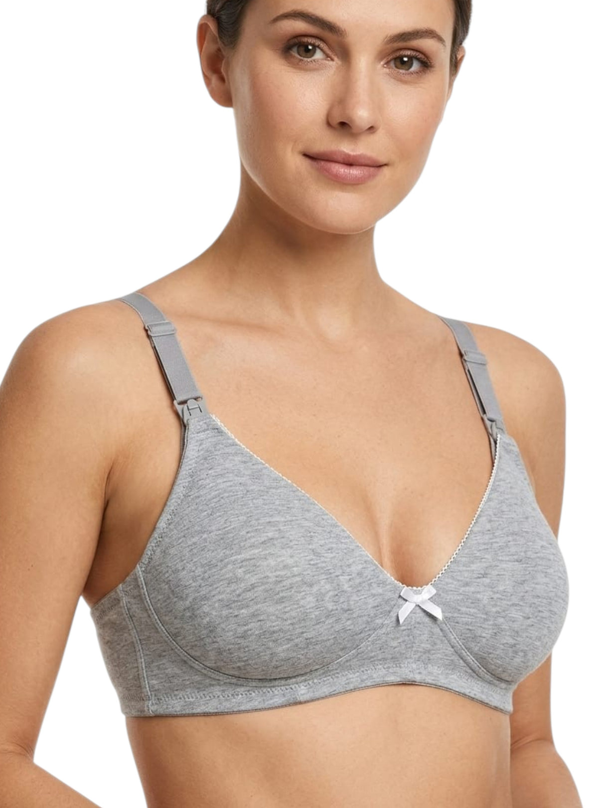 Image for Women's Heather Bra,Grey