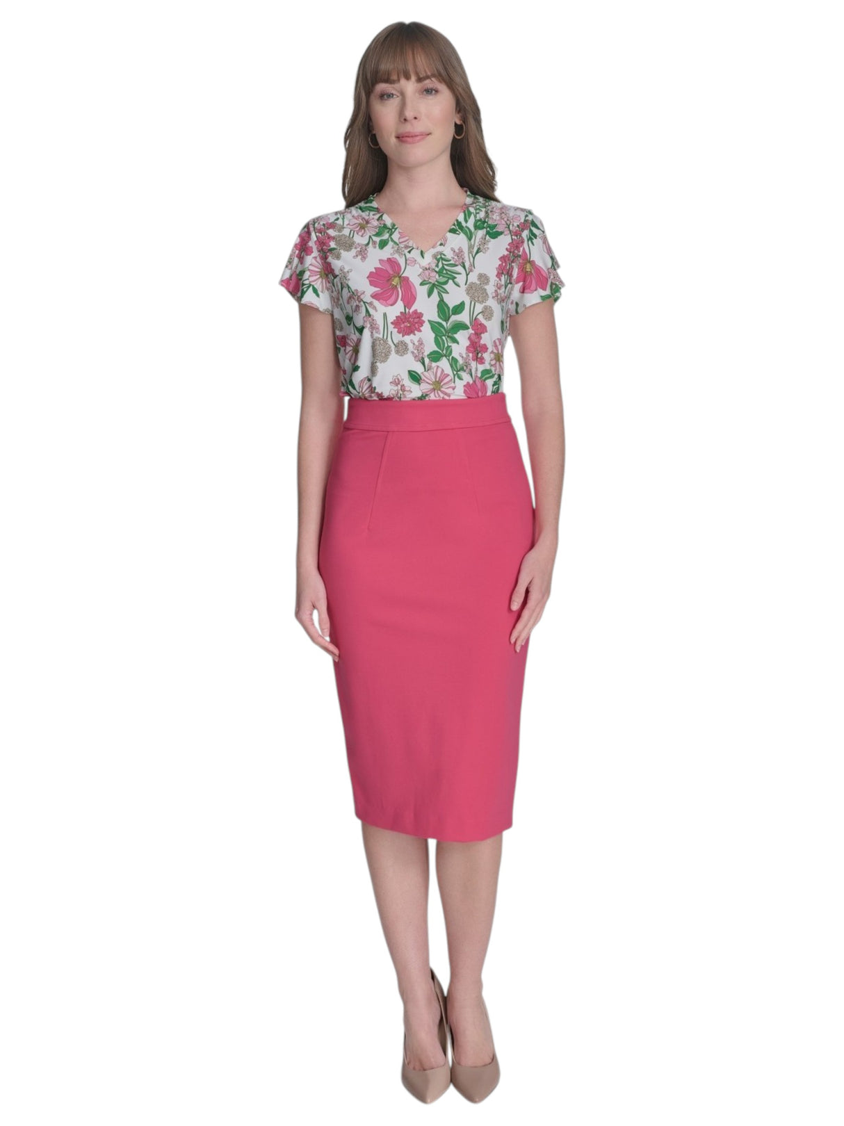 Image for Women's Plain Skirt,Pink
