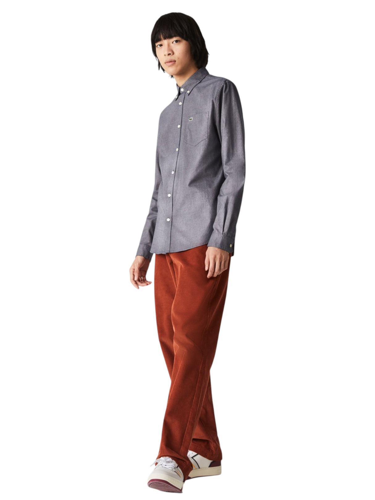 Image for Men's Textured Dress Shirt,Dark Grey