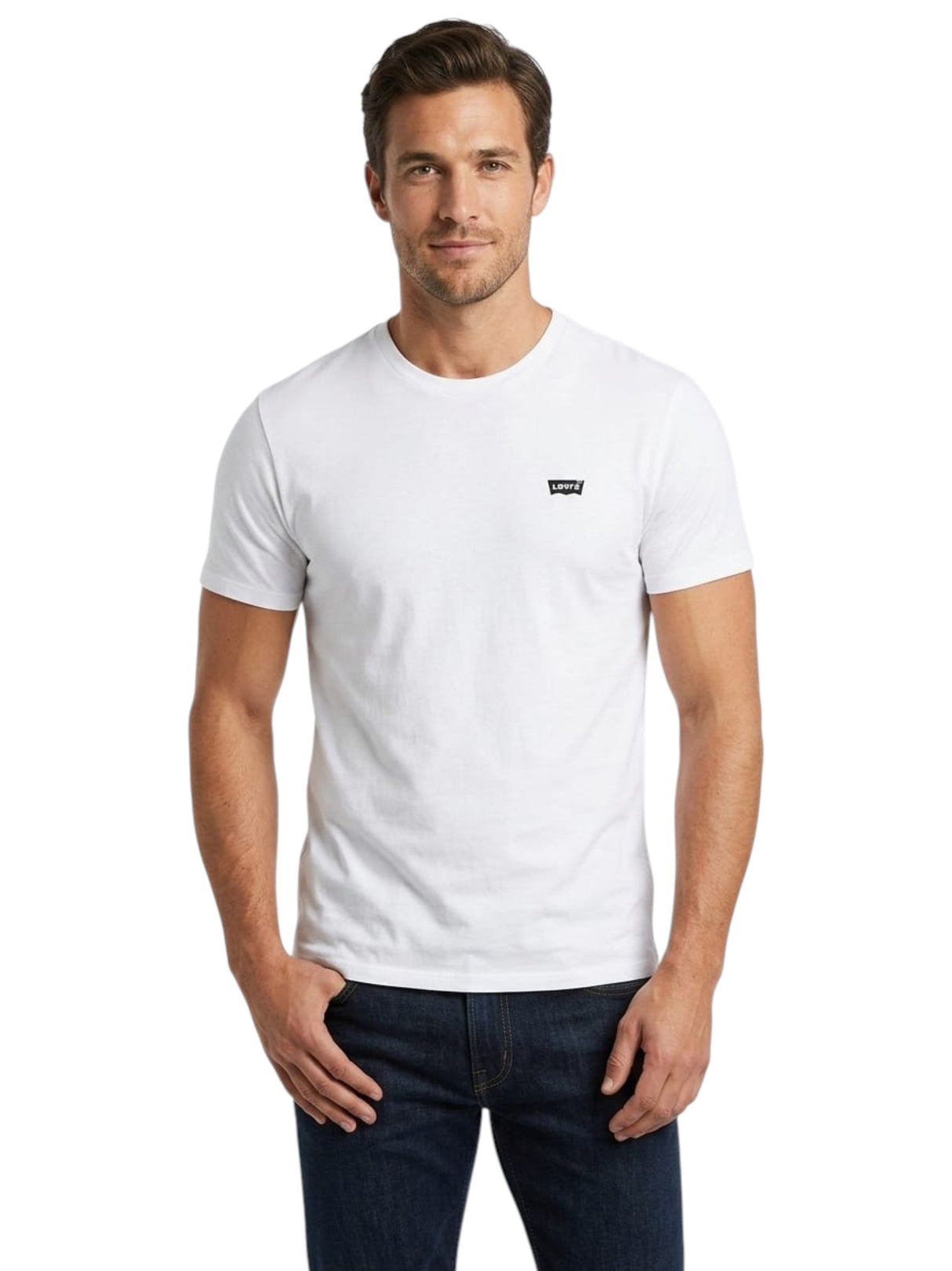 Image for Men's Logo Printed Top,White