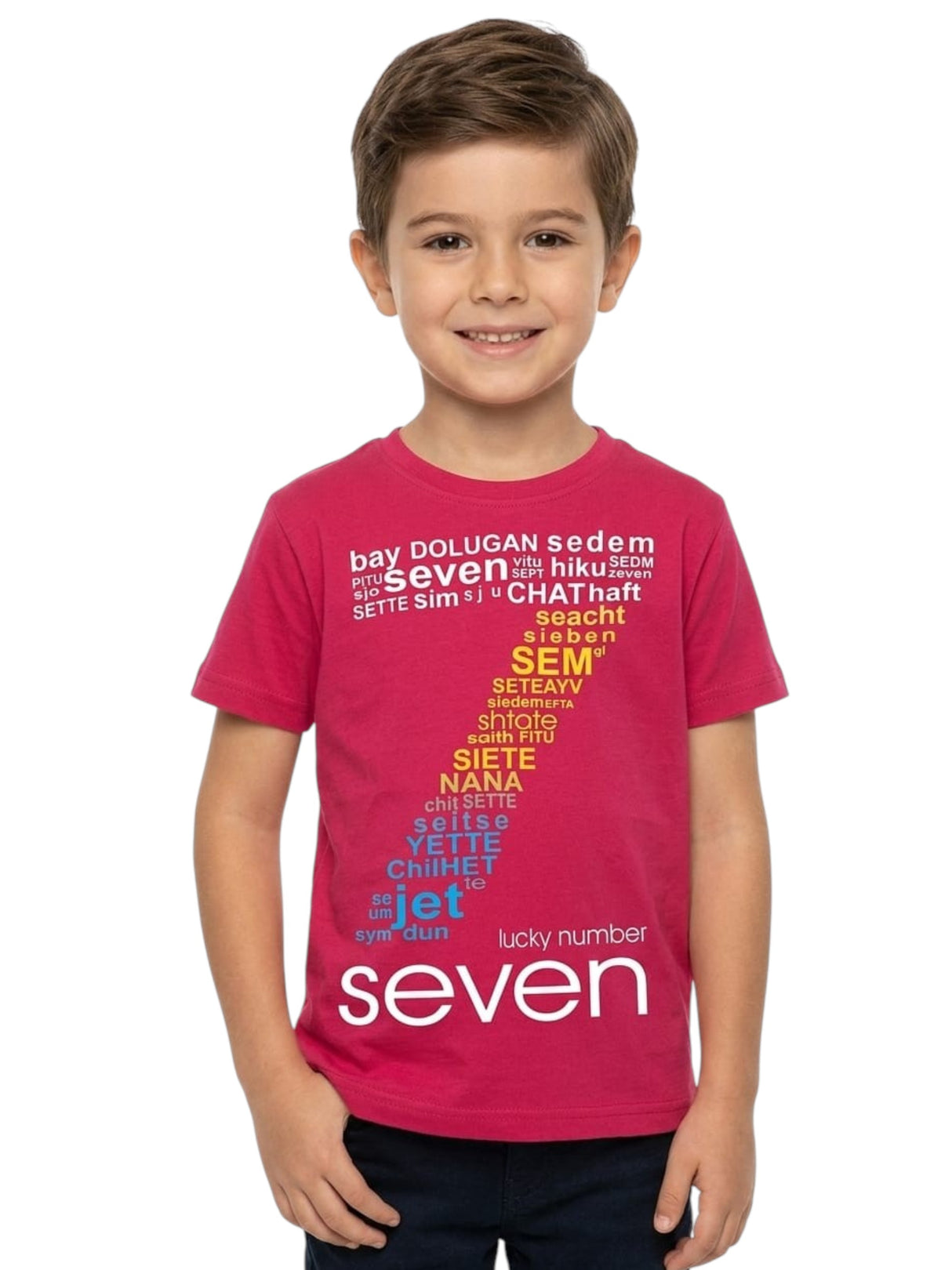 Image for Kids Boy's Printed Top,Red