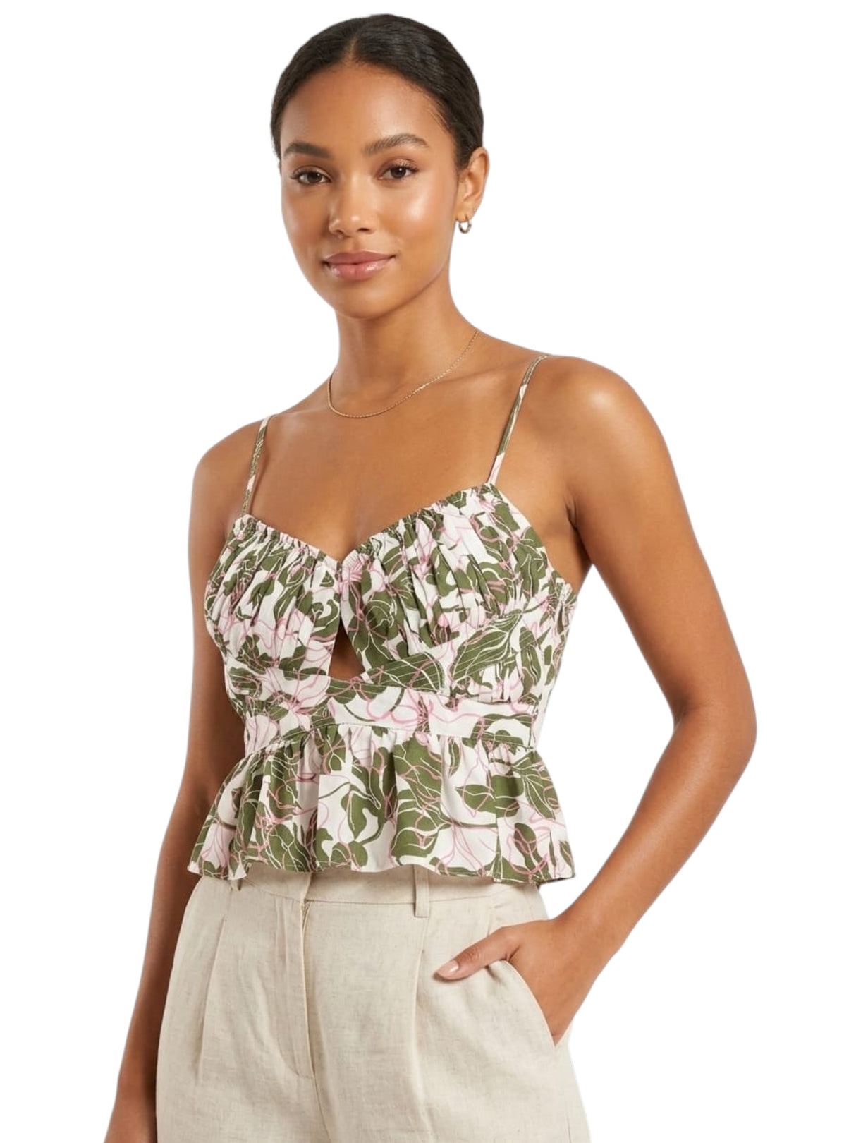 Image for Women's Printed Top,Multi
