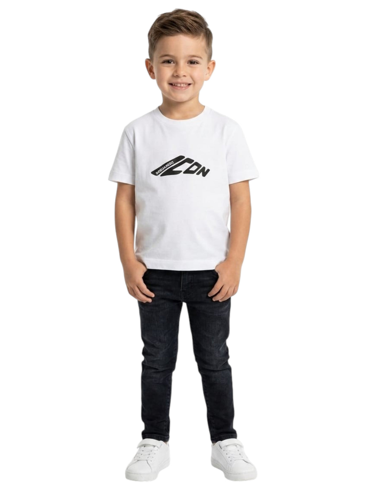 Image for Kids Girl's Printed Top,White