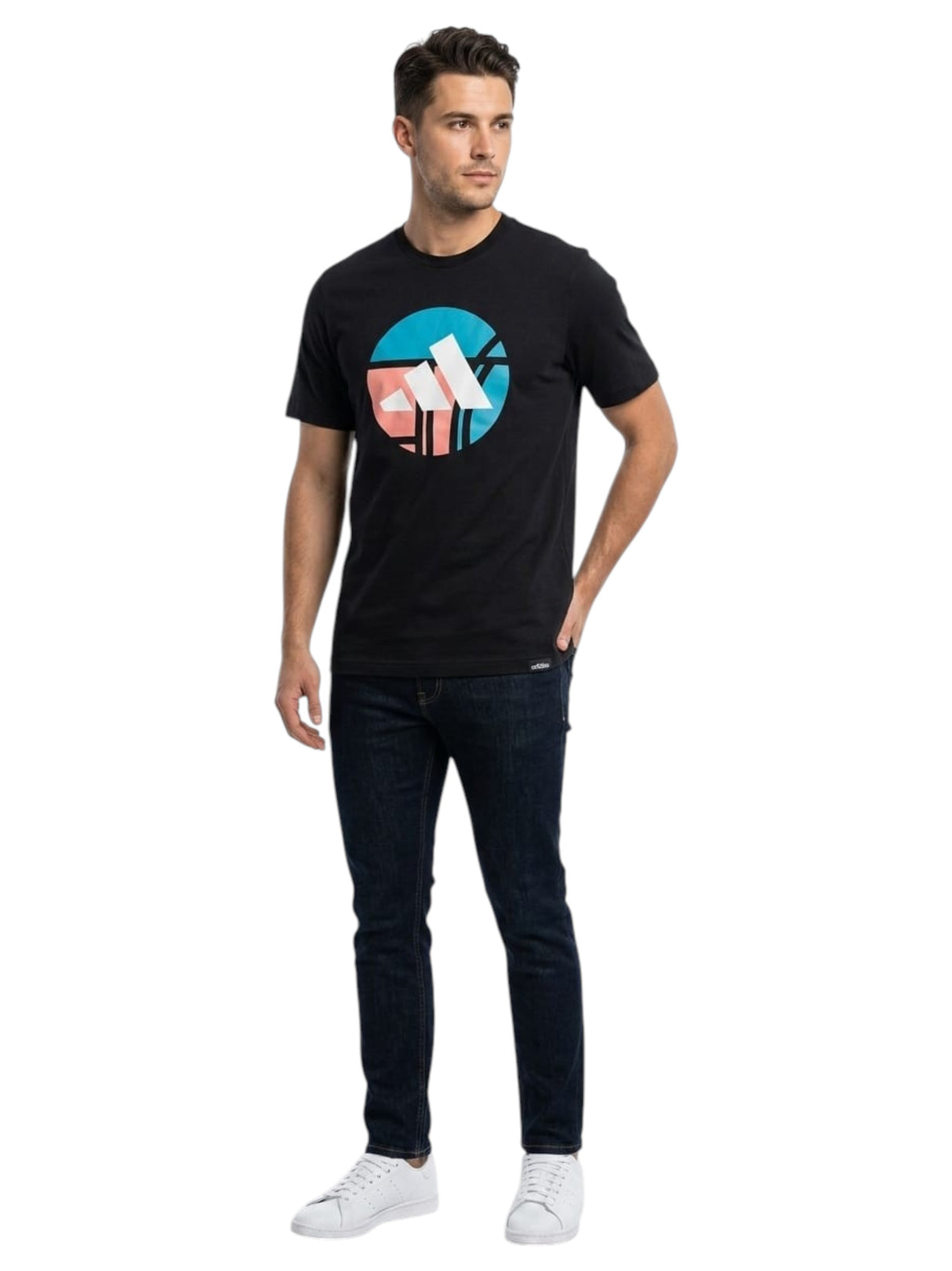 Image for Men's Printed Top,Black