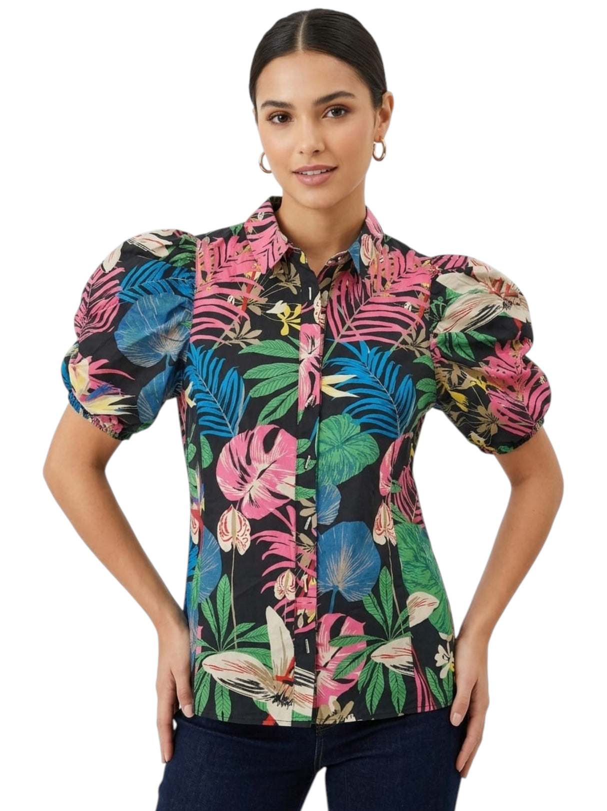 Image for Women's Printed Top,Multi
