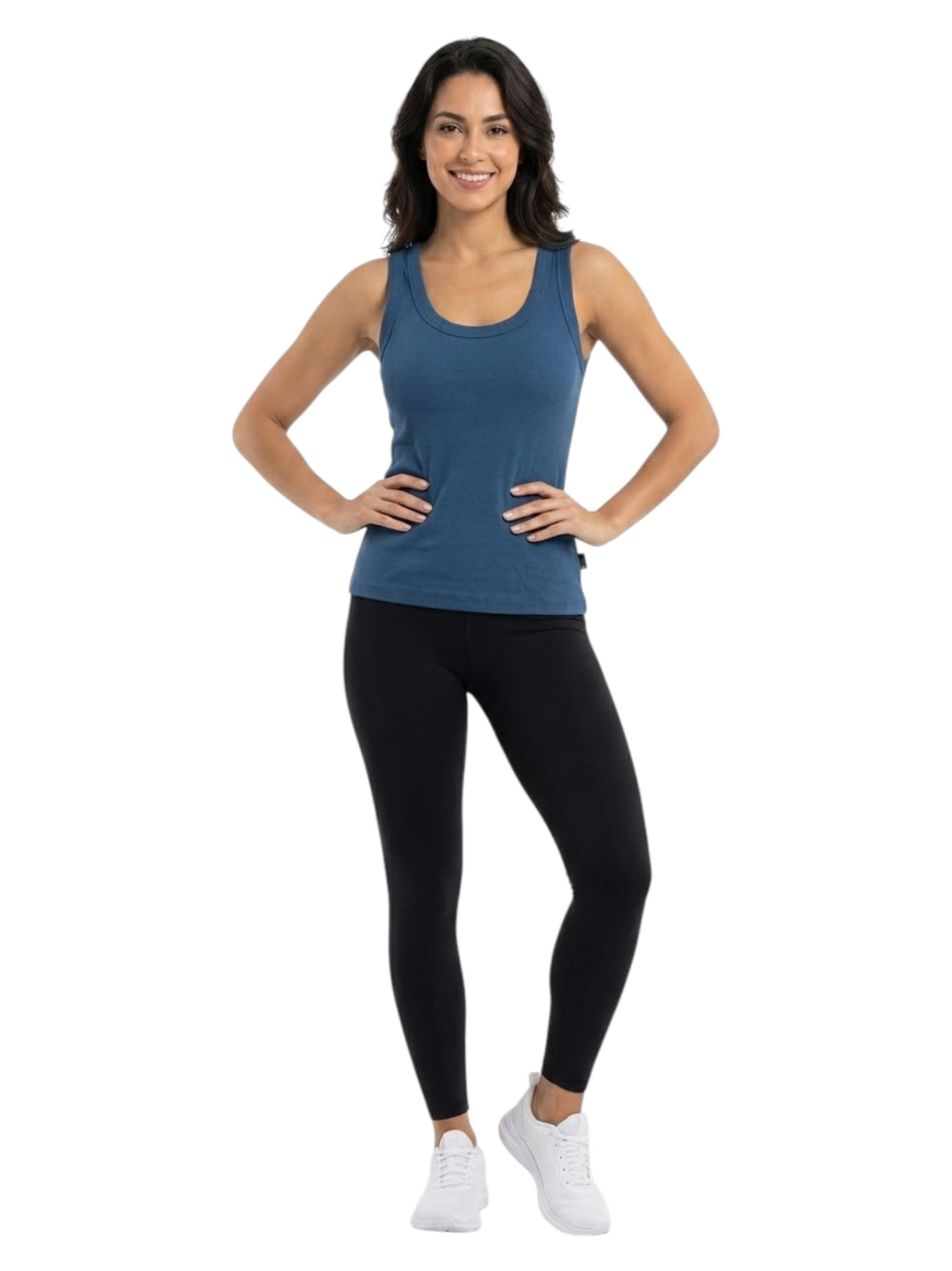 Image for Women's Ribbed Sport Top,Navy