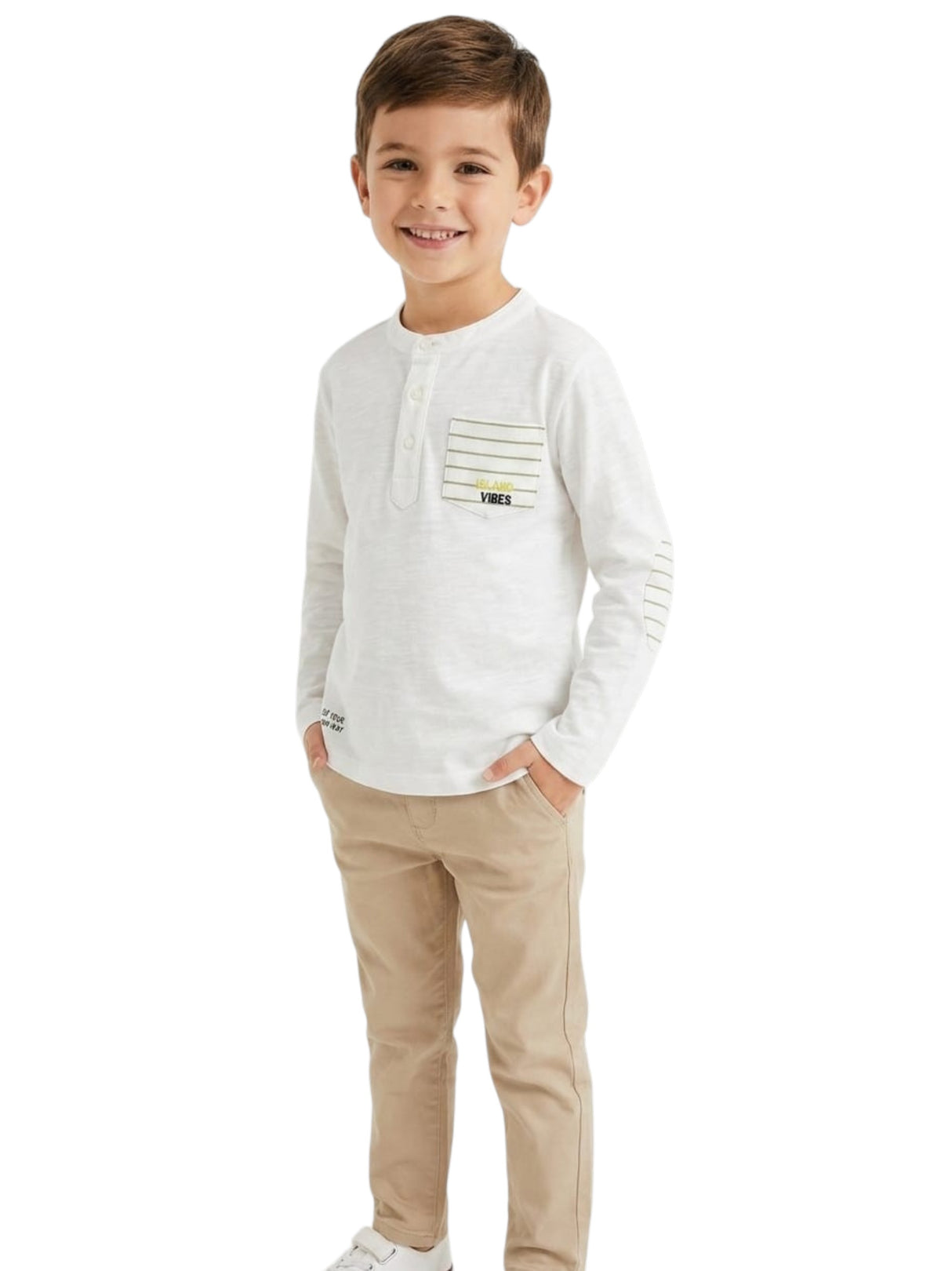 Image for Kids Boy's Printed Top,White