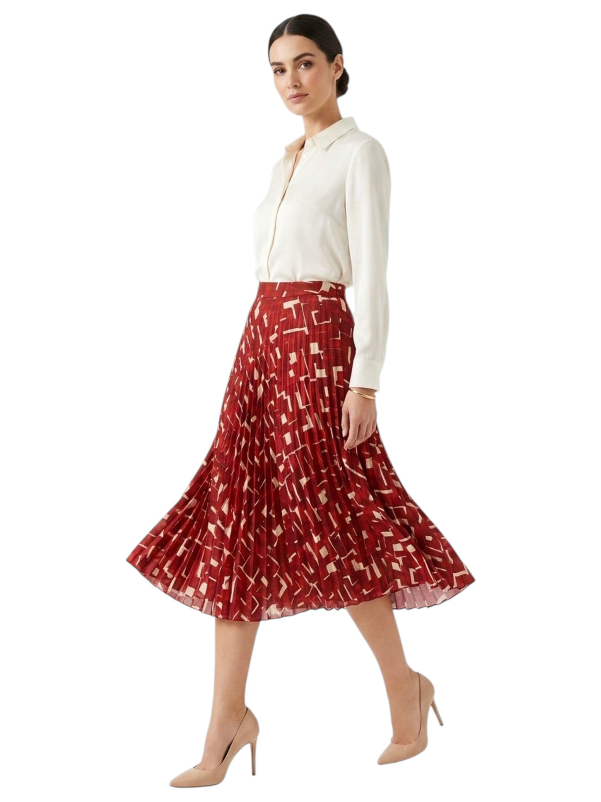 Image for Women's Printed Skirt,Multi