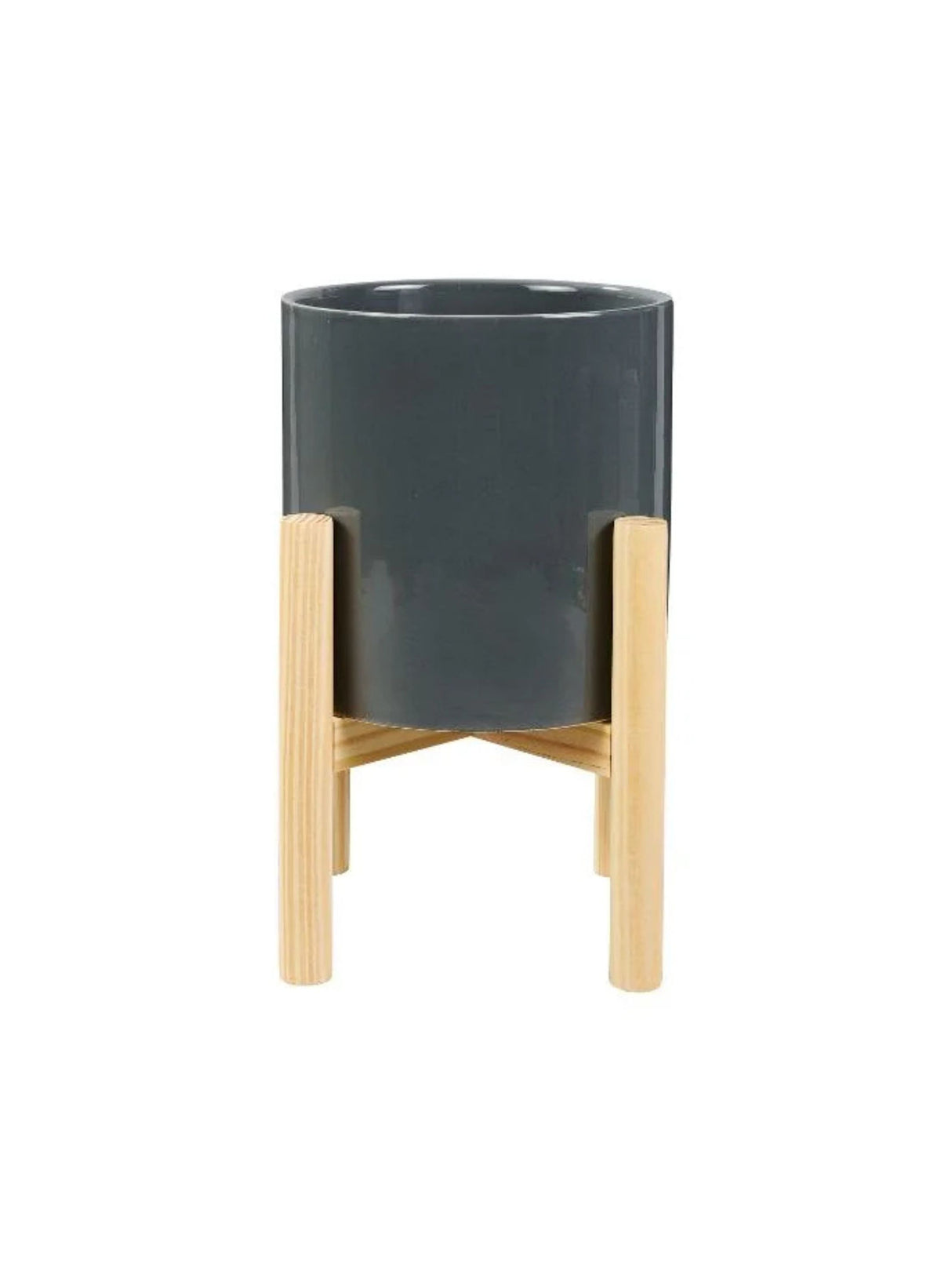 Image for Glazed Ceramic Flower Pot