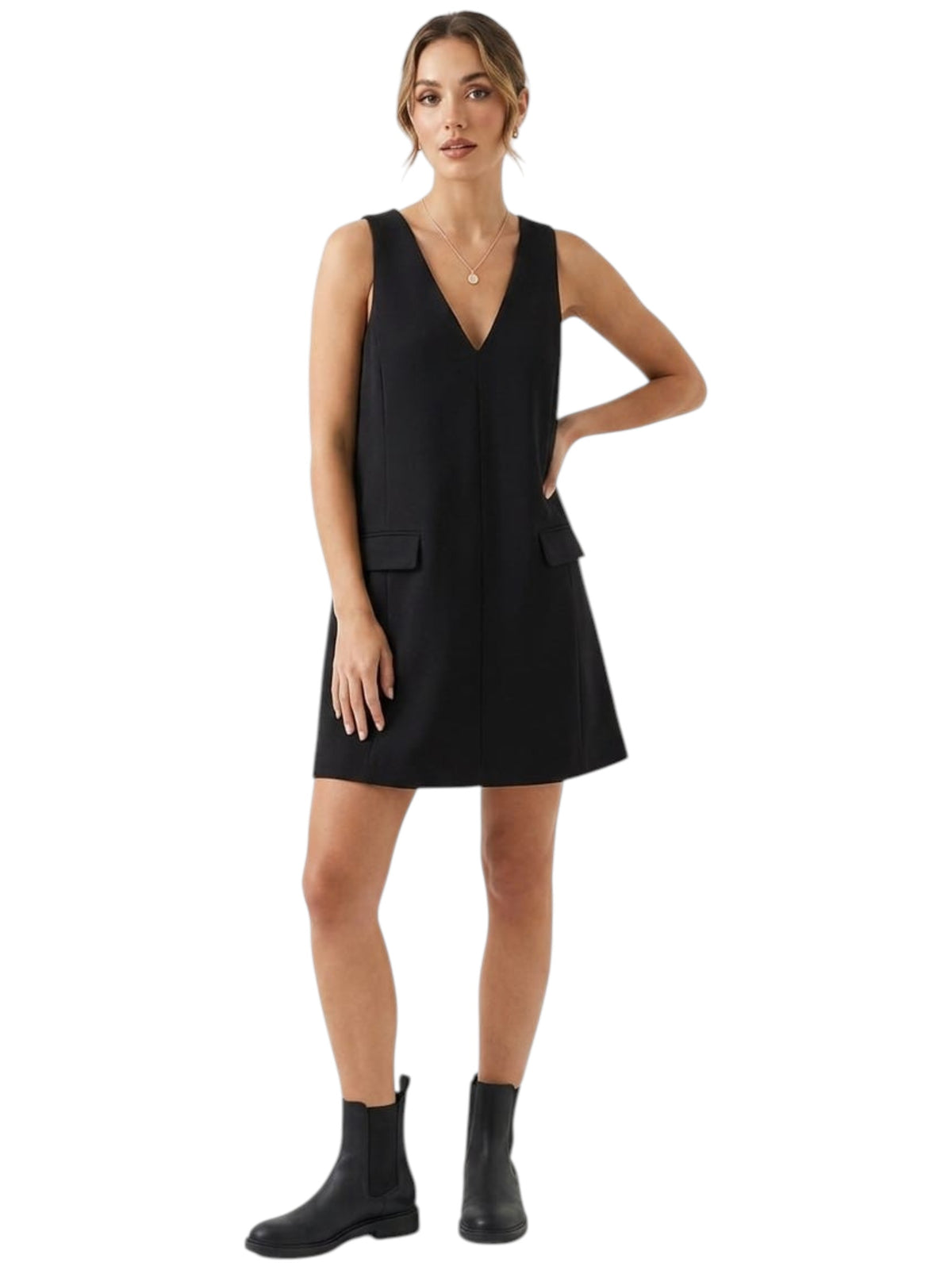 Image for Women's Plain Dress,Black