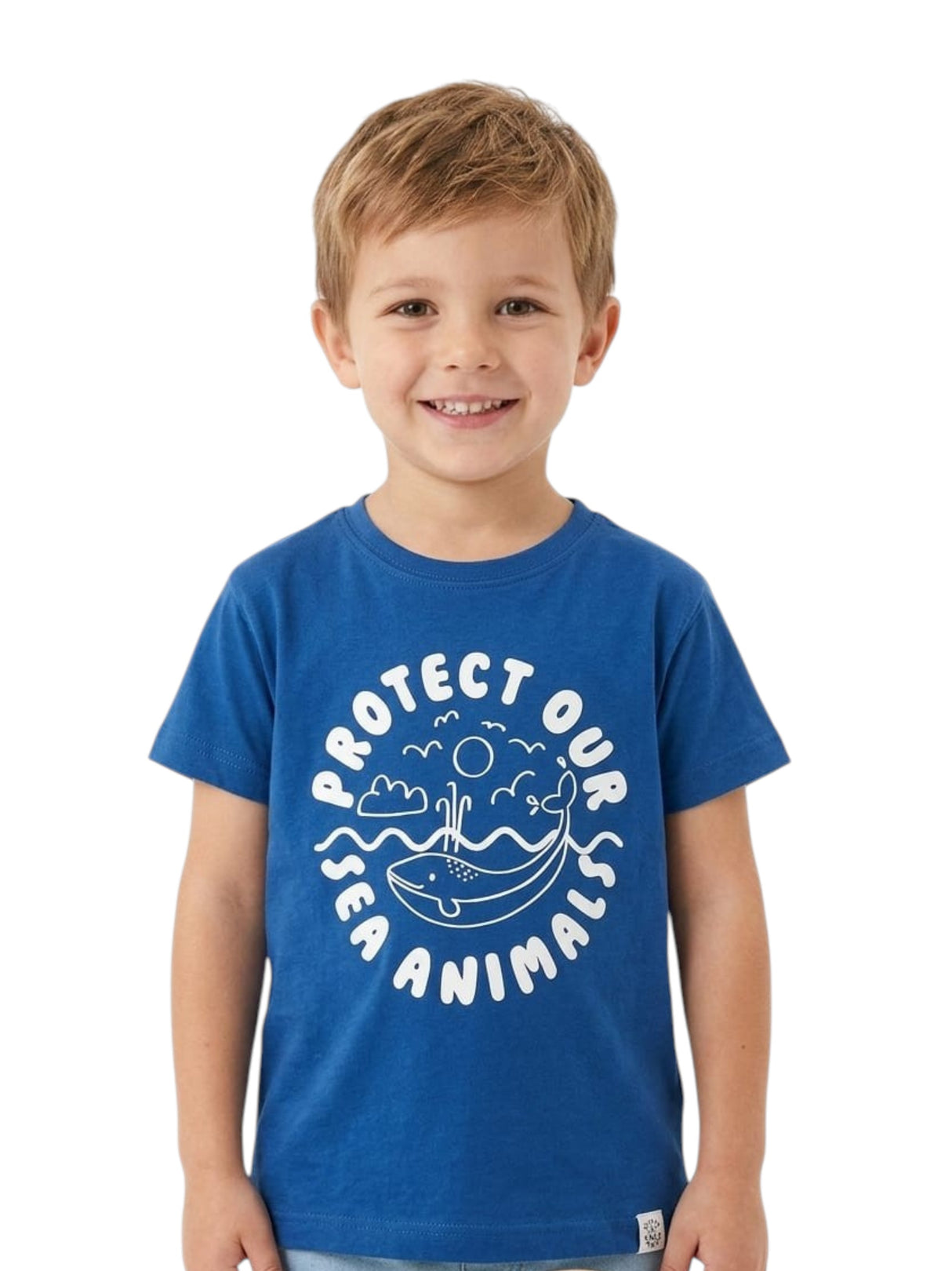 Image for Kids Boy's Printed Top,Indigo