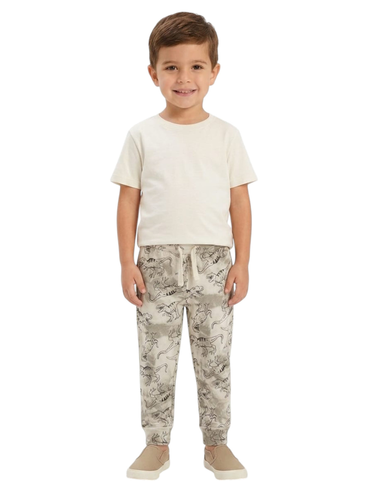 Image for Kids Boy's Printed Pant,Beige