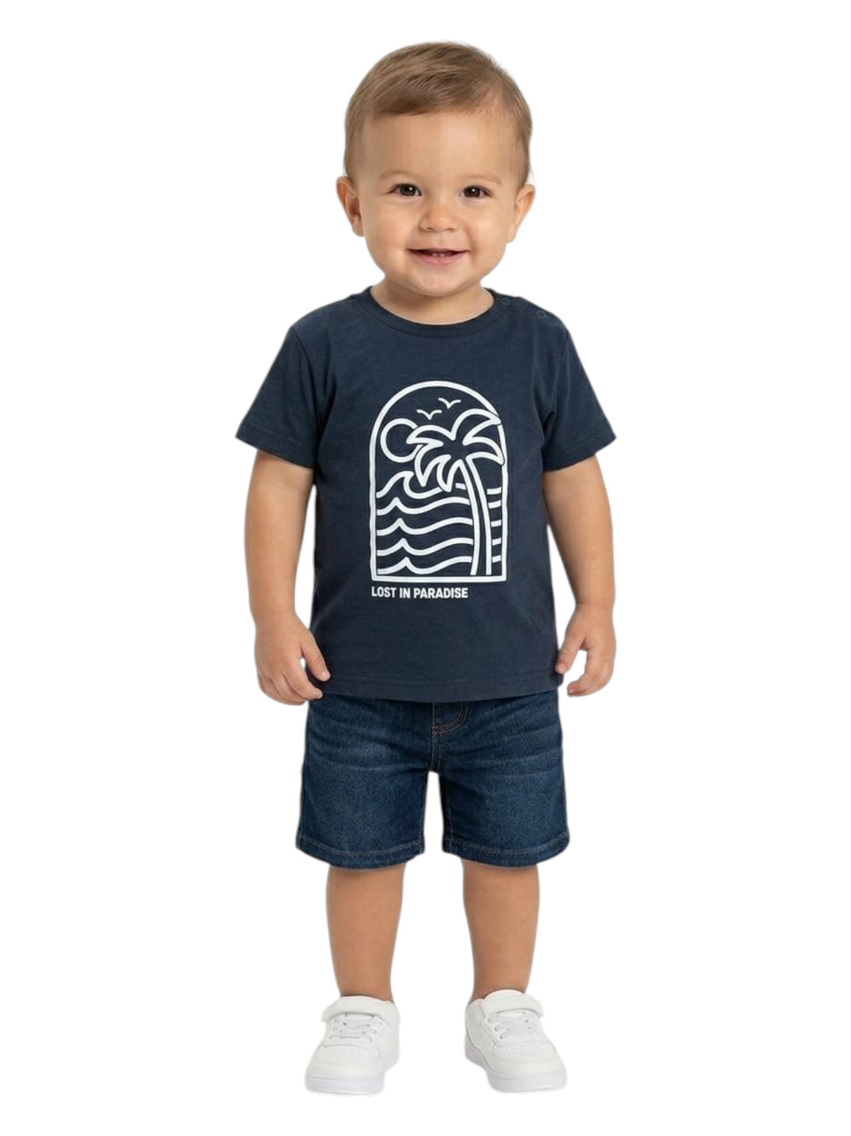 Image for Kids Boy's Printed Top,Navy