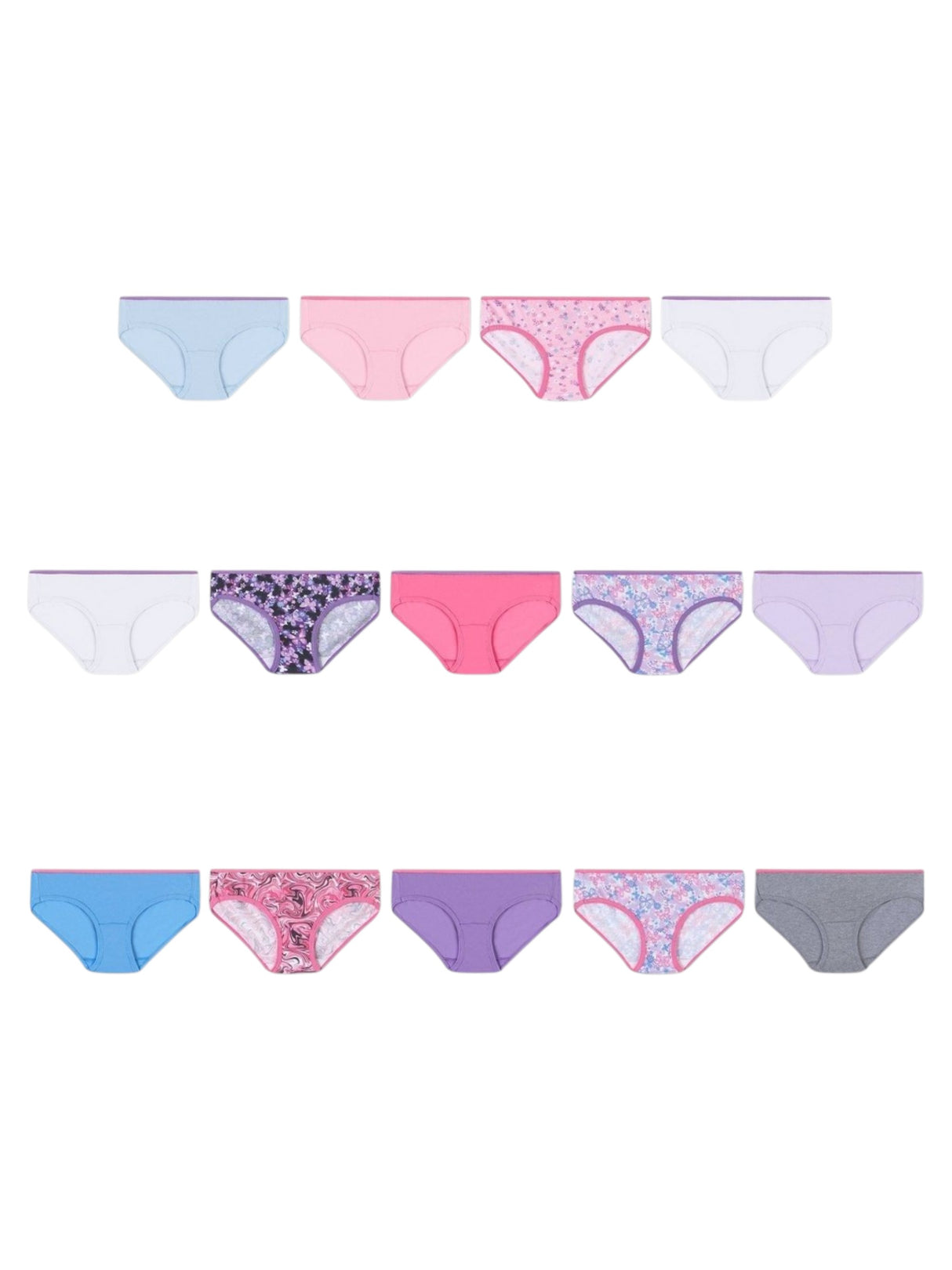 Image for Kids Girl's Printed Slip Set 13 Pieces,Multi