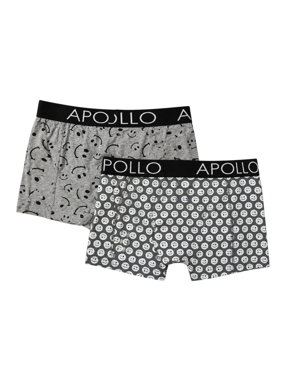 Image for Men's Printed Boxer Set 2Pieces,Black