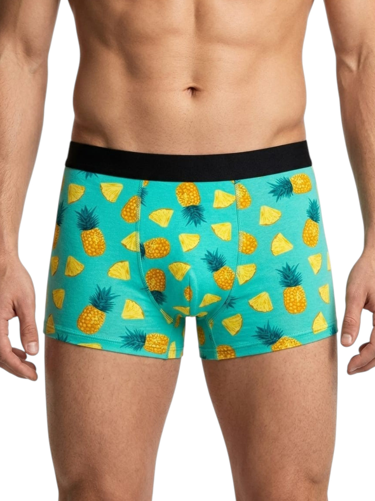 Image for Men's Printed Boxer,Aqua