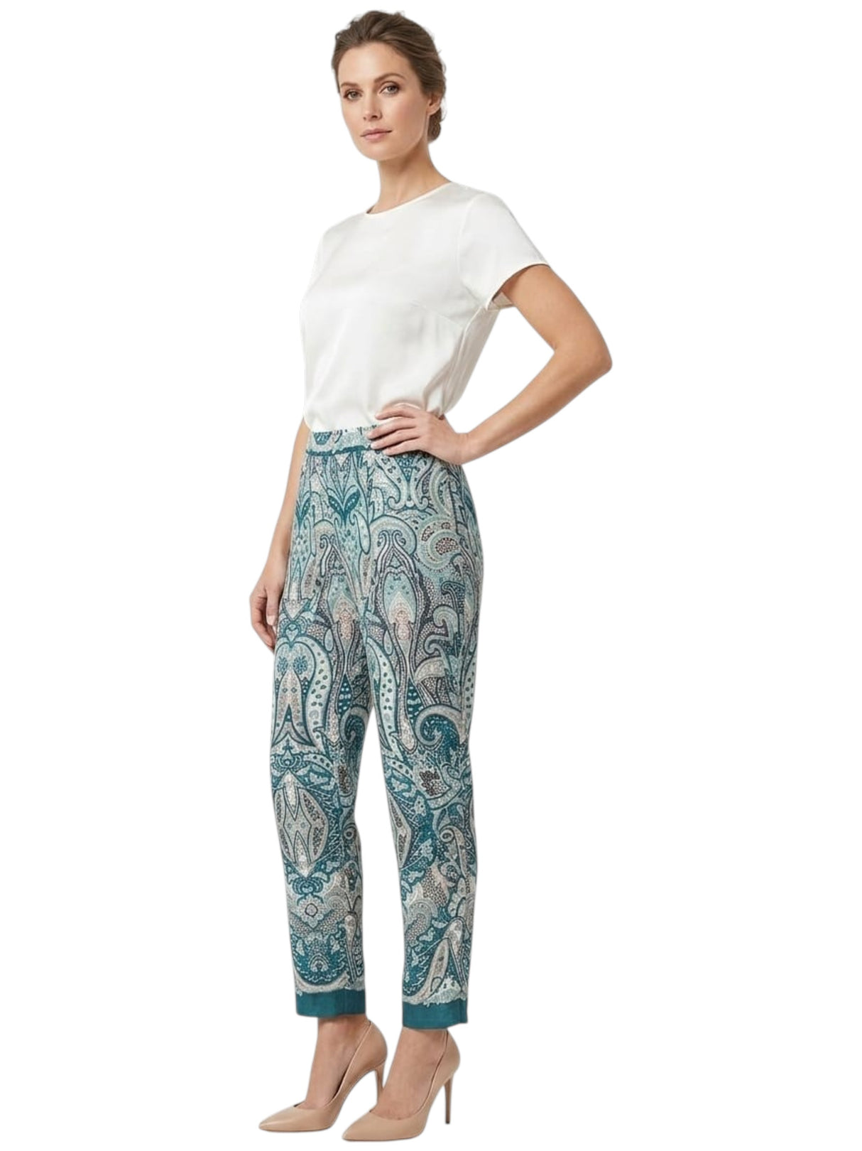 Image for Women's Printed Pant,Multi