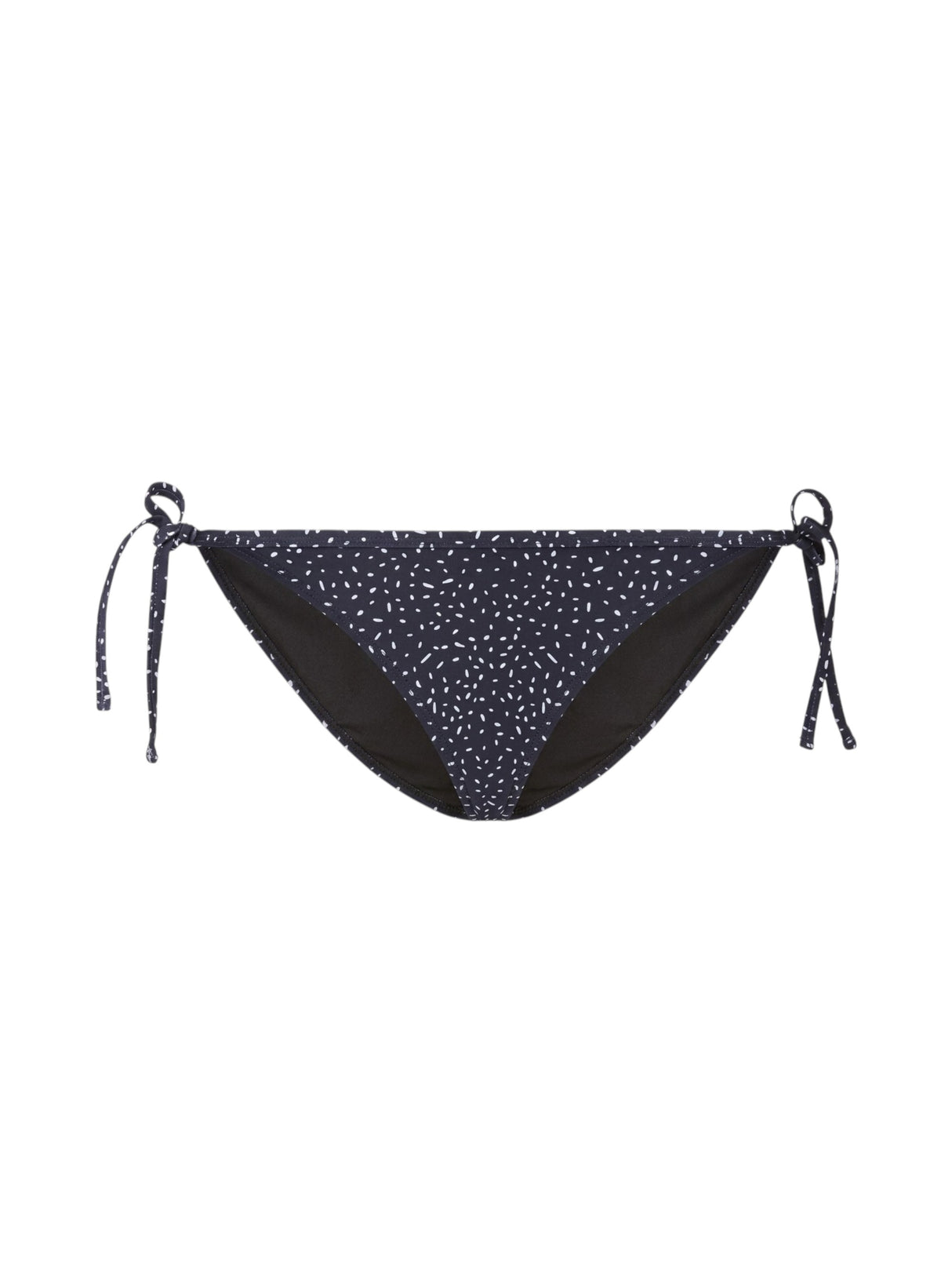 Image for Women's Side-Tie Floral Printed Bikini Bottom,Black