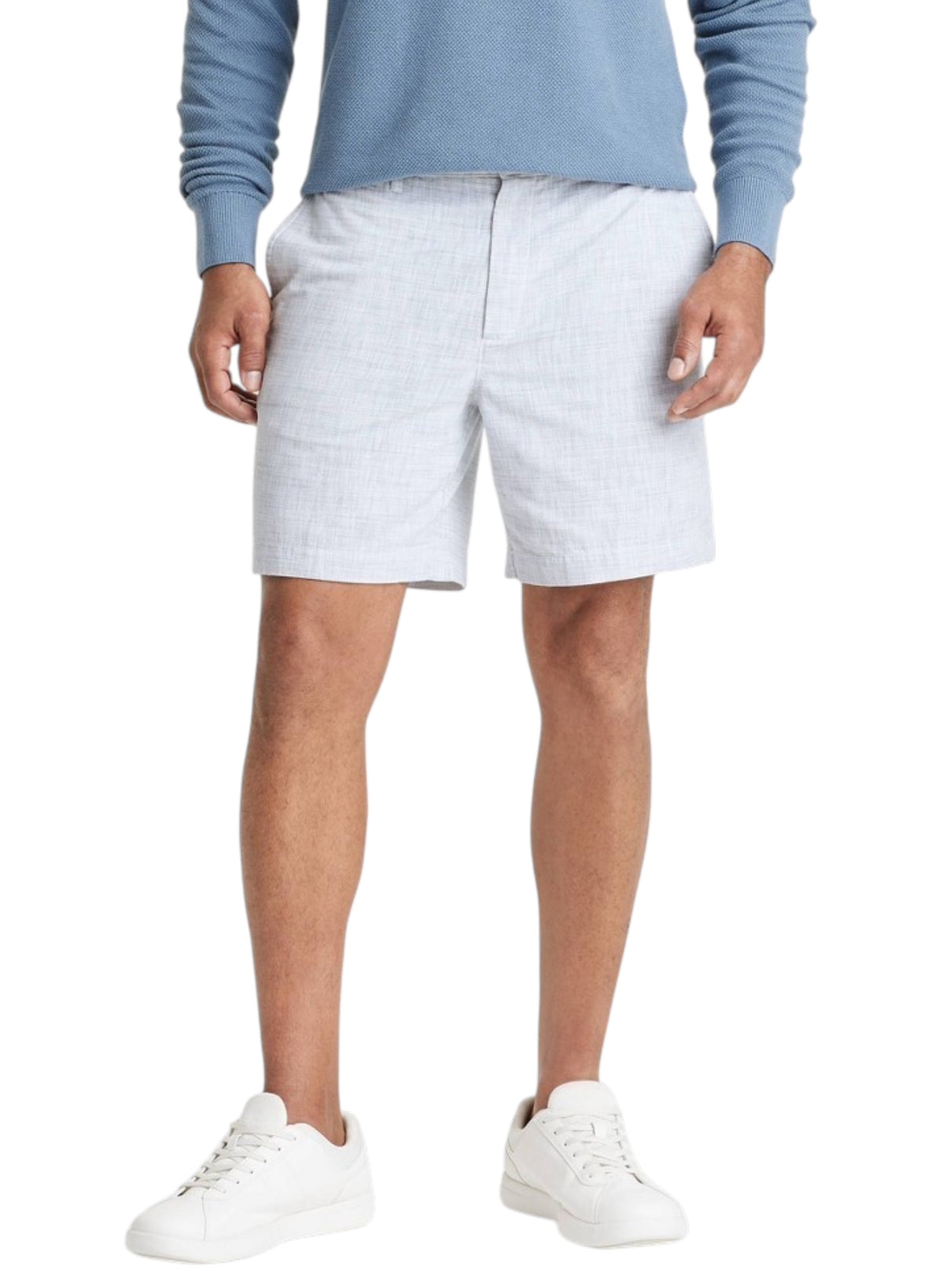 Image for Men's Plain Solid Short,Light Grey
