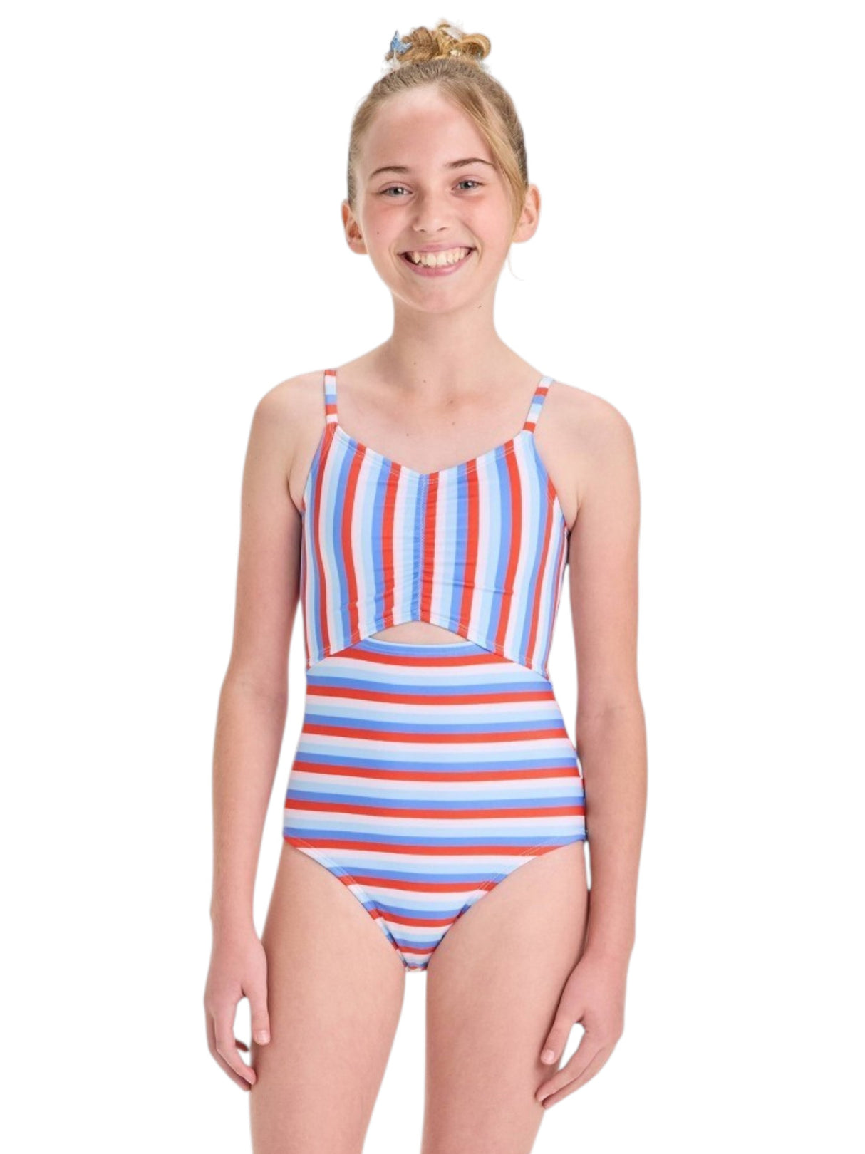 Image for Kids Girl's Striped One Pieces Swimsuit,Multi