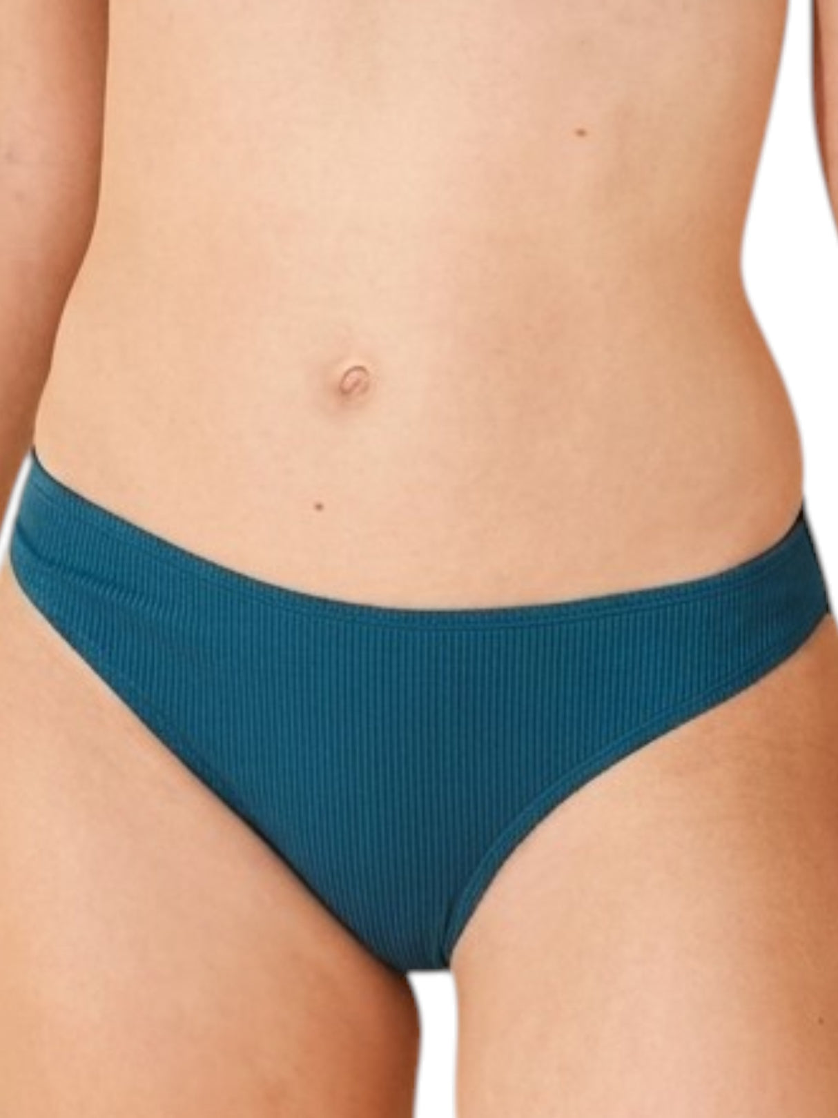 Image for Women's Textured Bikini Bottom,Dark Turquoise