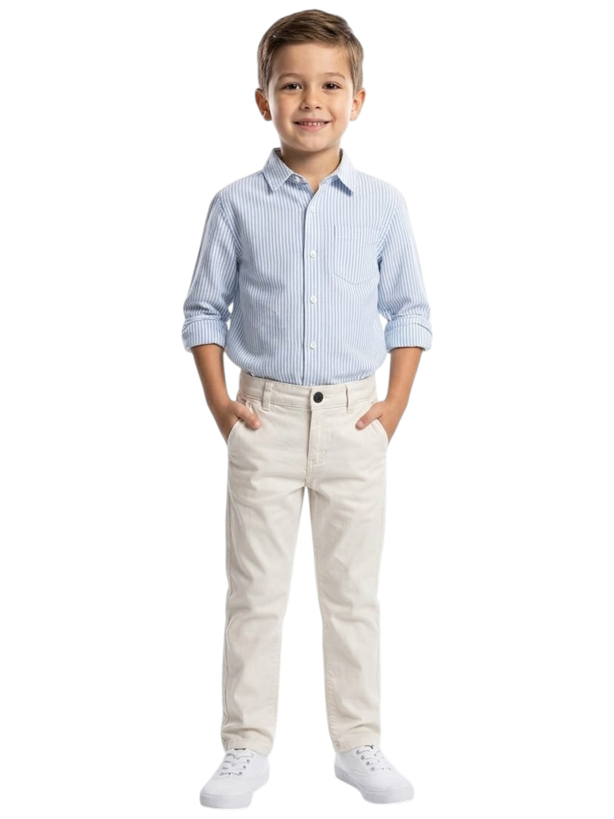 Image for Kids Boy's Plain Pant,White