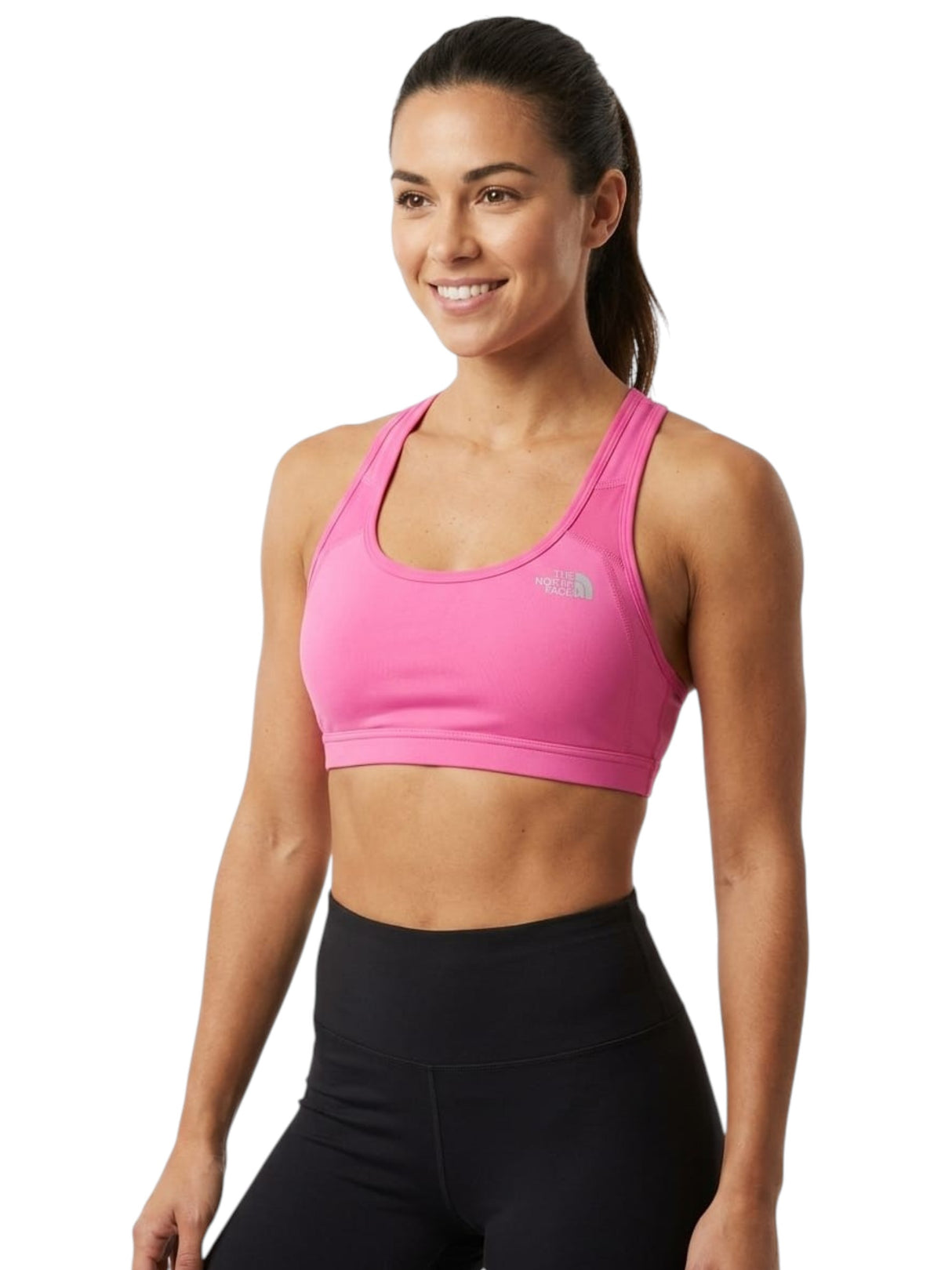 Image for Women's Plain Sport Crop Top,Pink