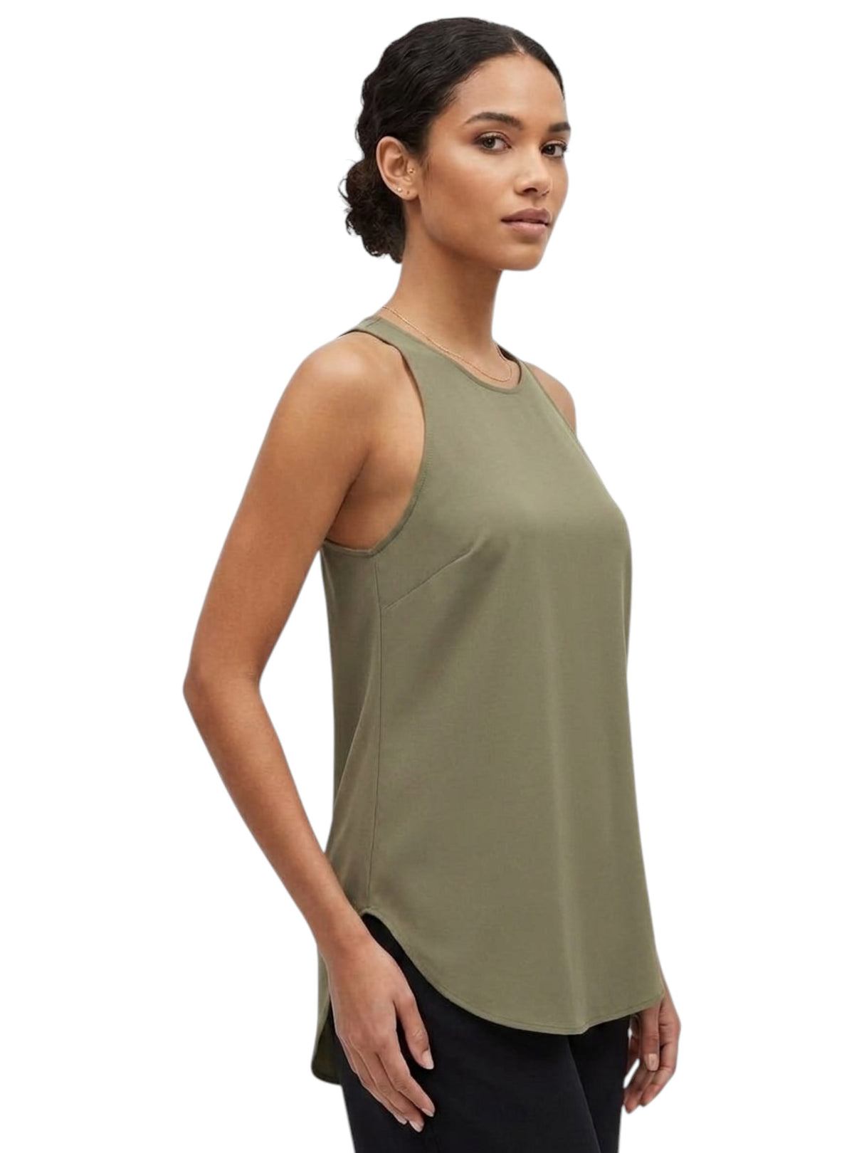 Image for Wome's Plain Top,Olive