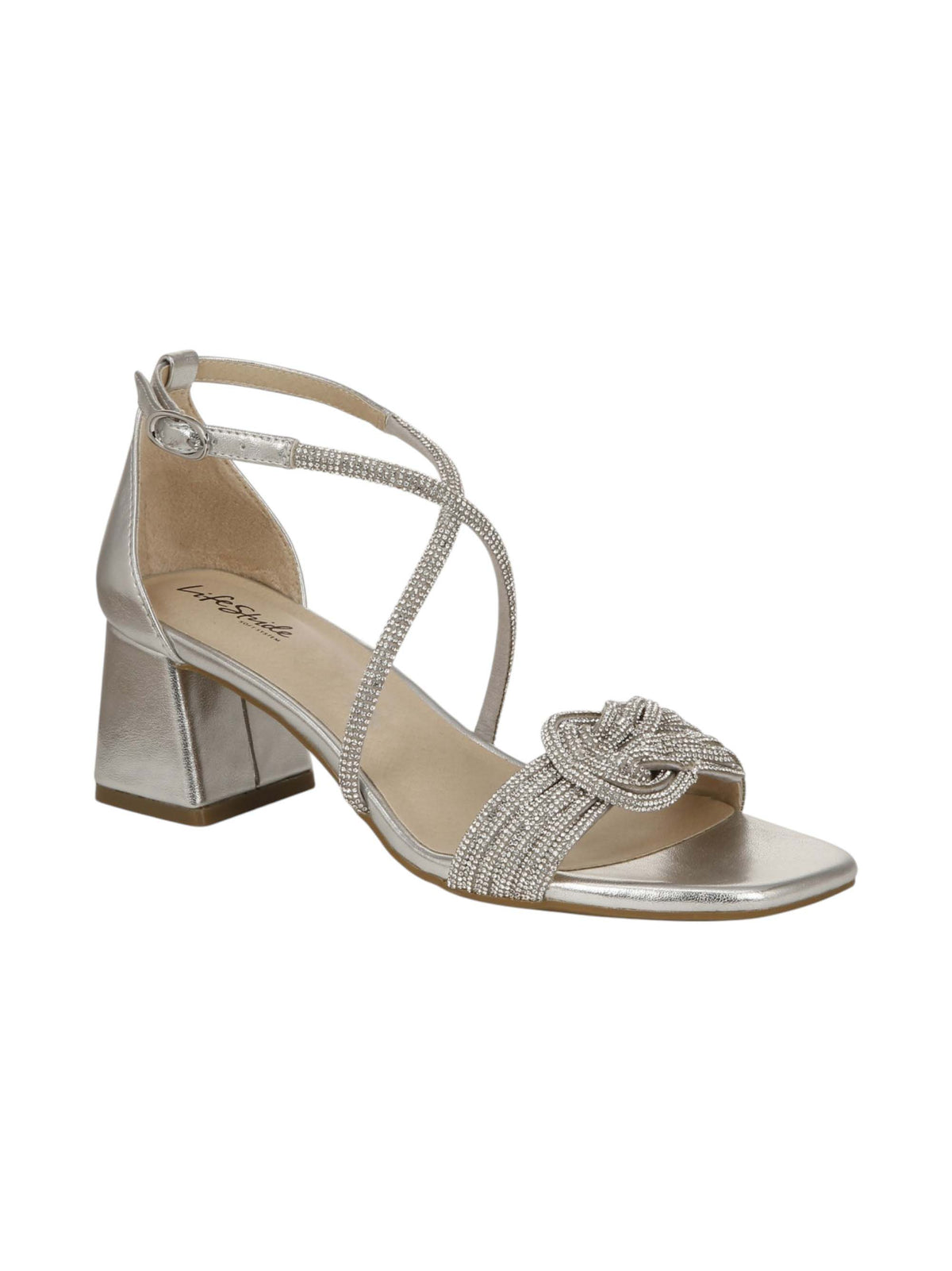Image for Women's Rhinestones Shoes,Silver