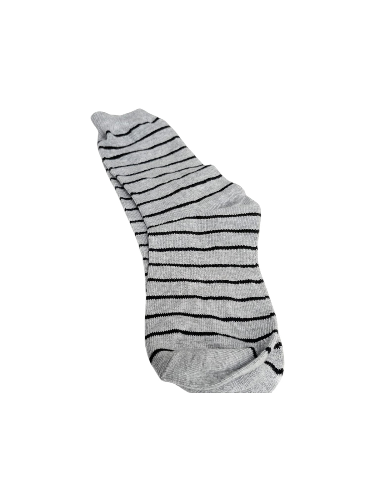 Image for Kids Boys 1 Pair Striped Crew Socks,Grey