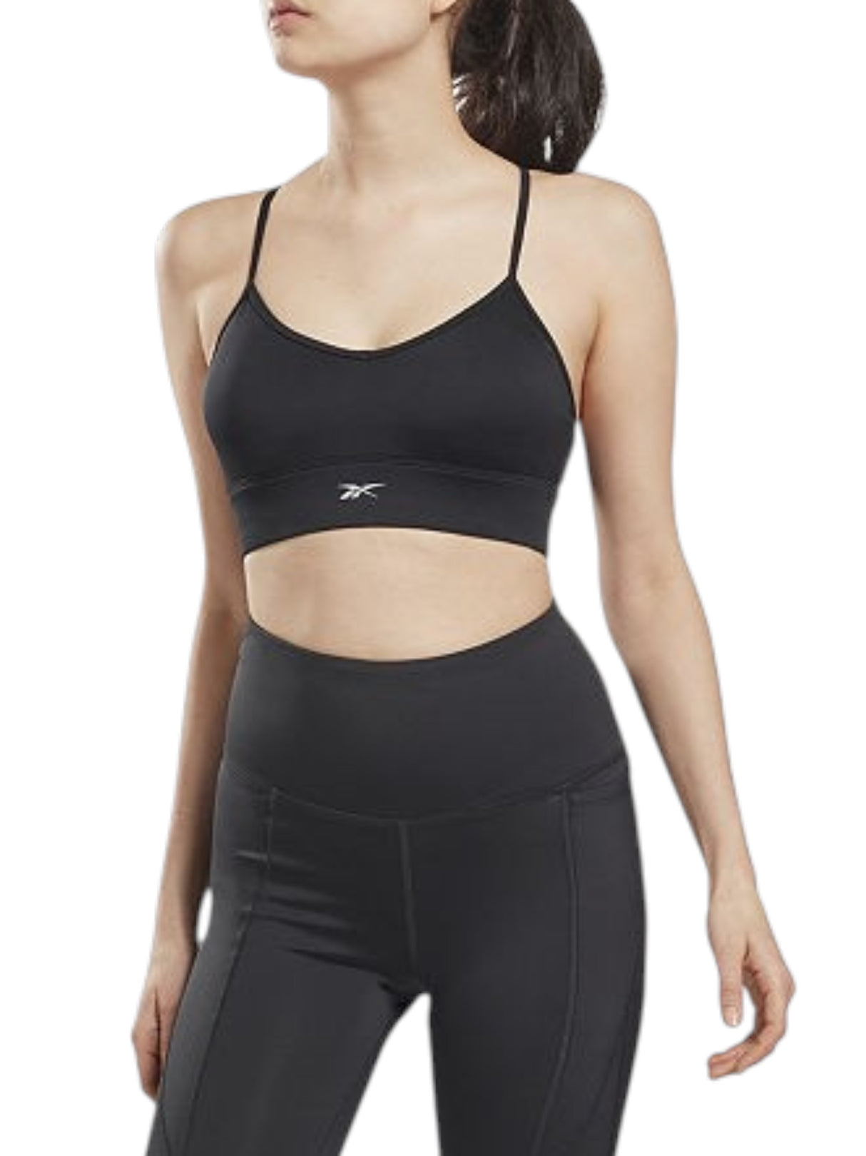 Image for Women's Brand Logo Printed Sport Bra,Black