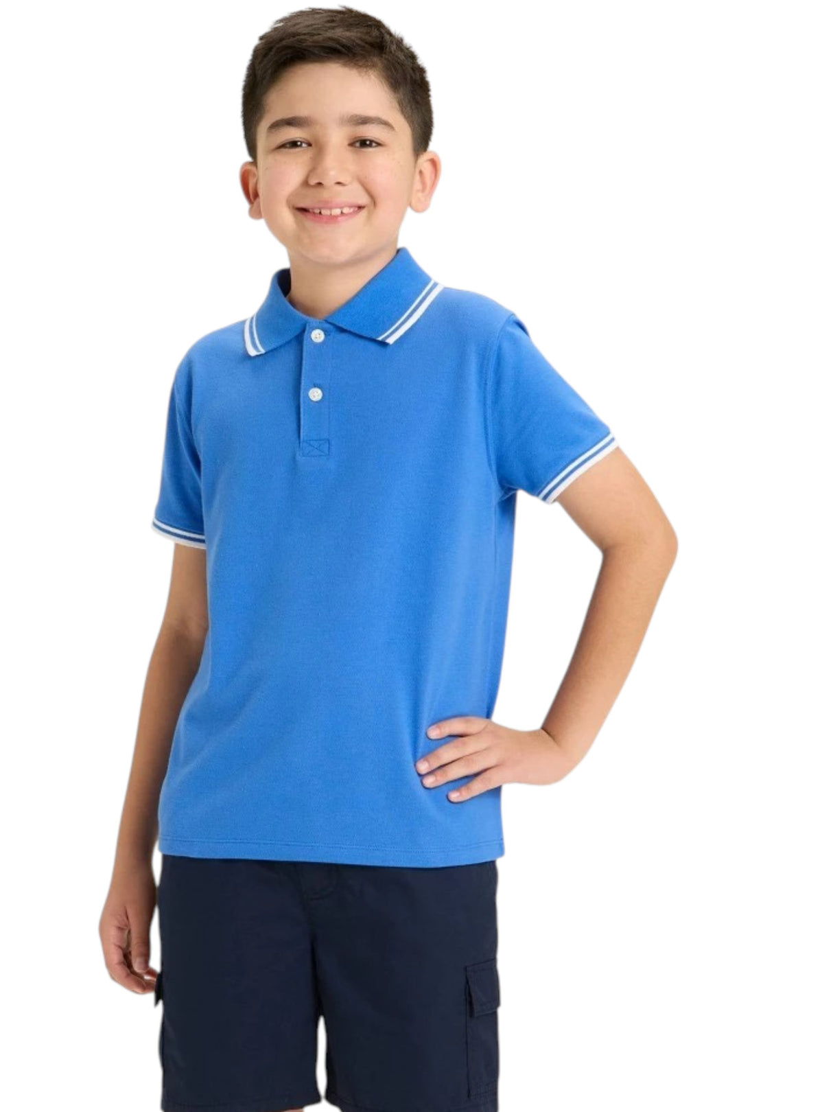 Image for Kids Boy's Plain Solid Top,Blue