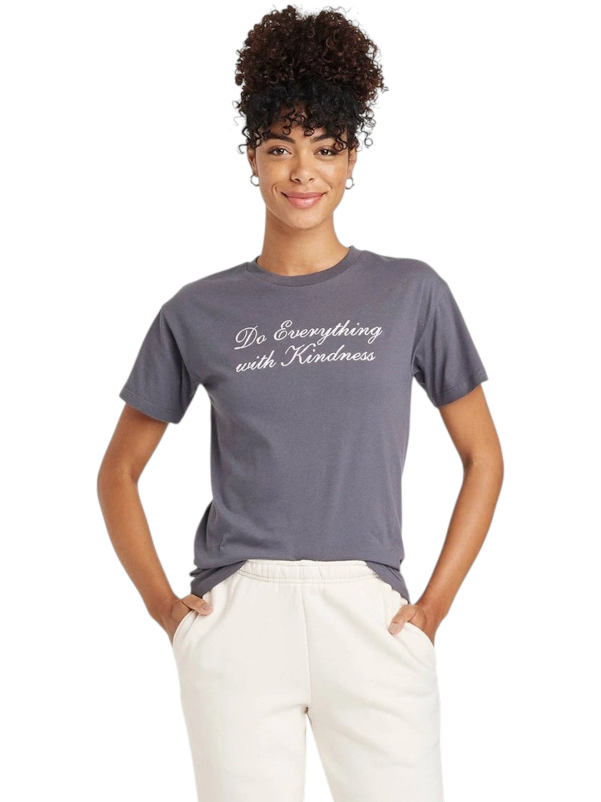 Image for Women's Printed Top,Grey