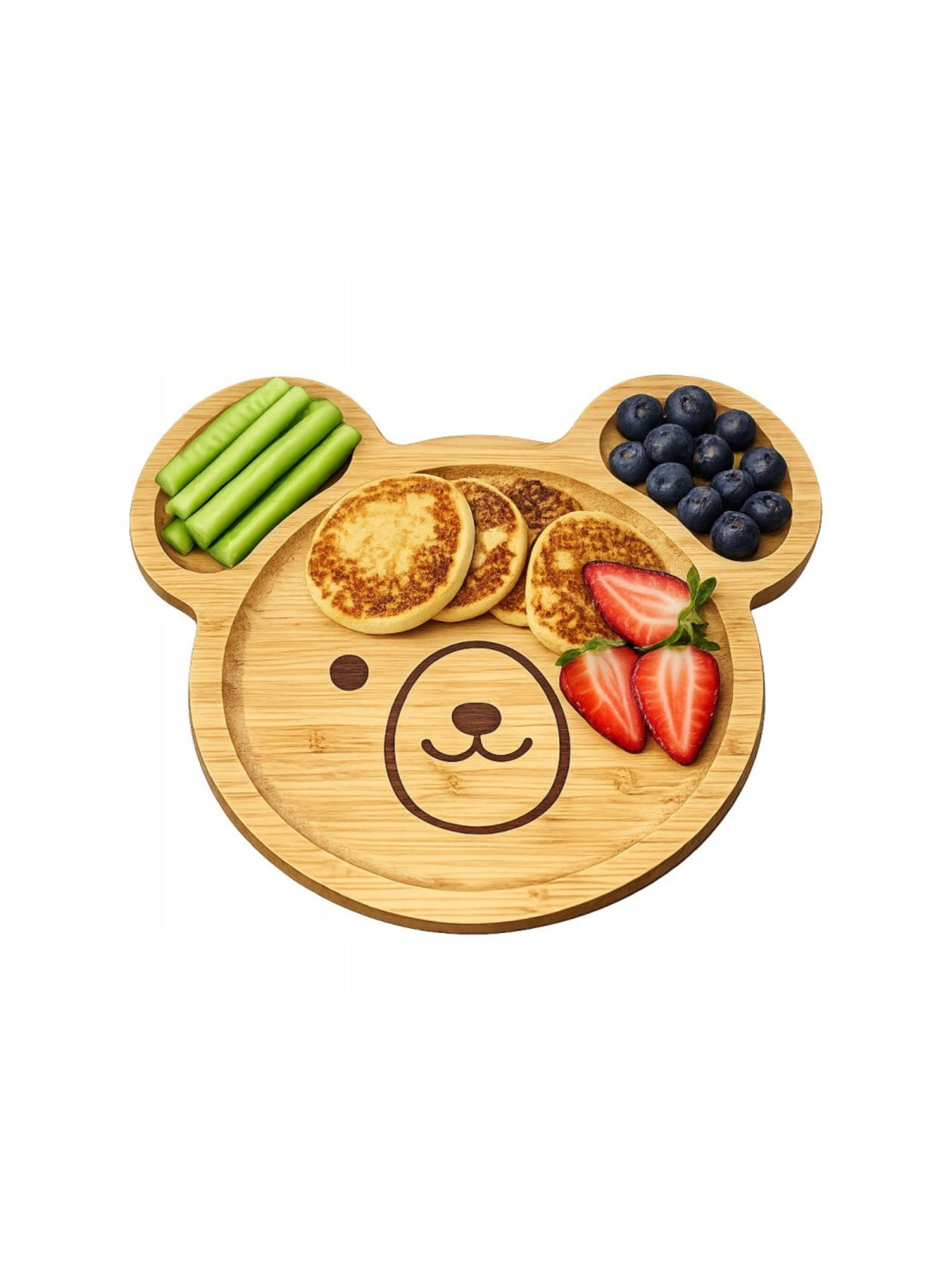 Image for Children'S Bamboo Plate (Bear)