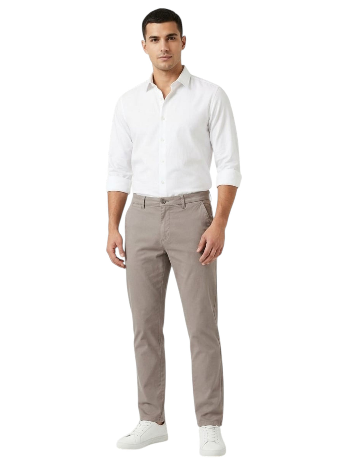Image for Men's Plain Pant,Dark Beige