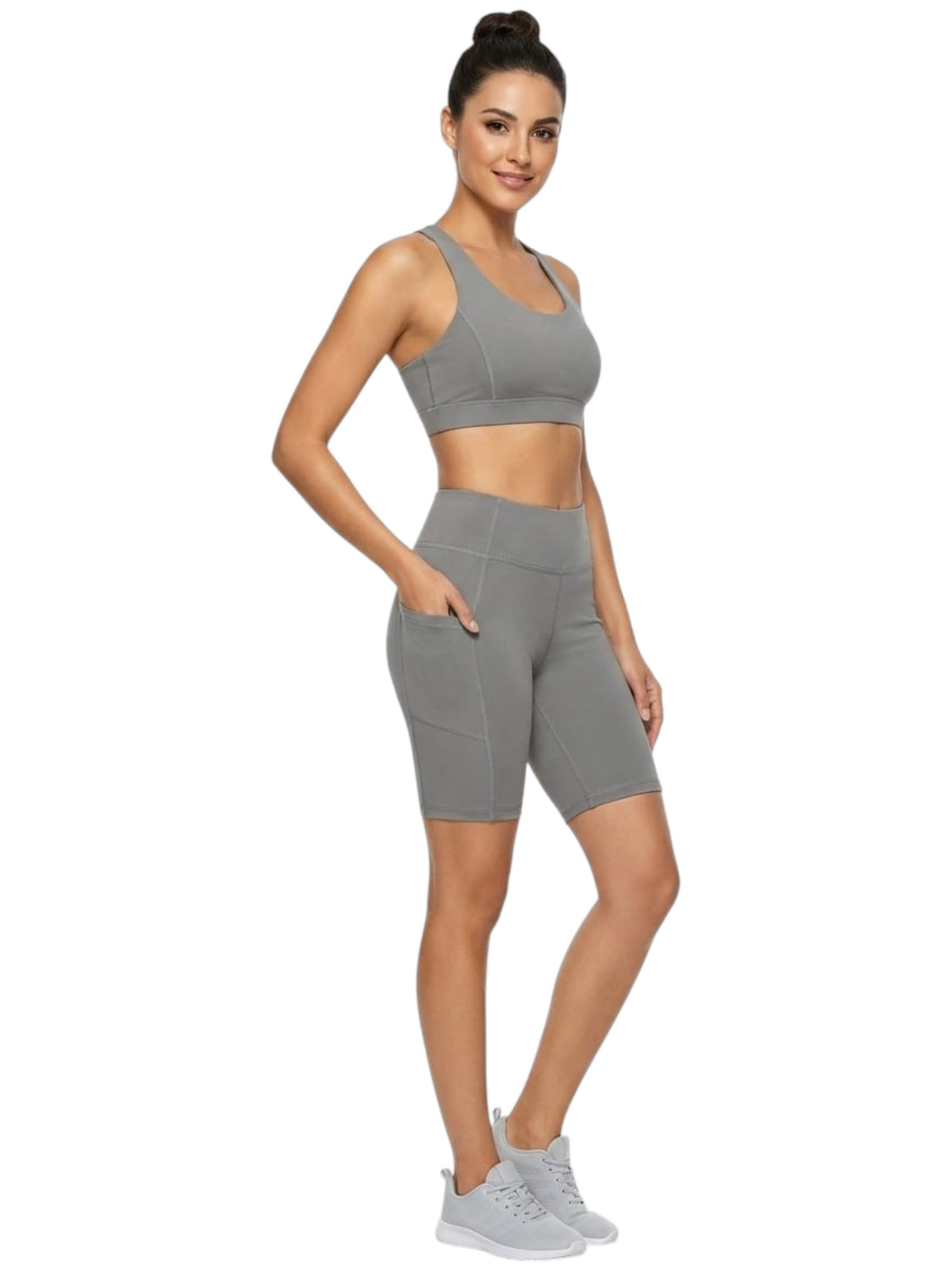 Image for Women's Plain Sport Short,Grey