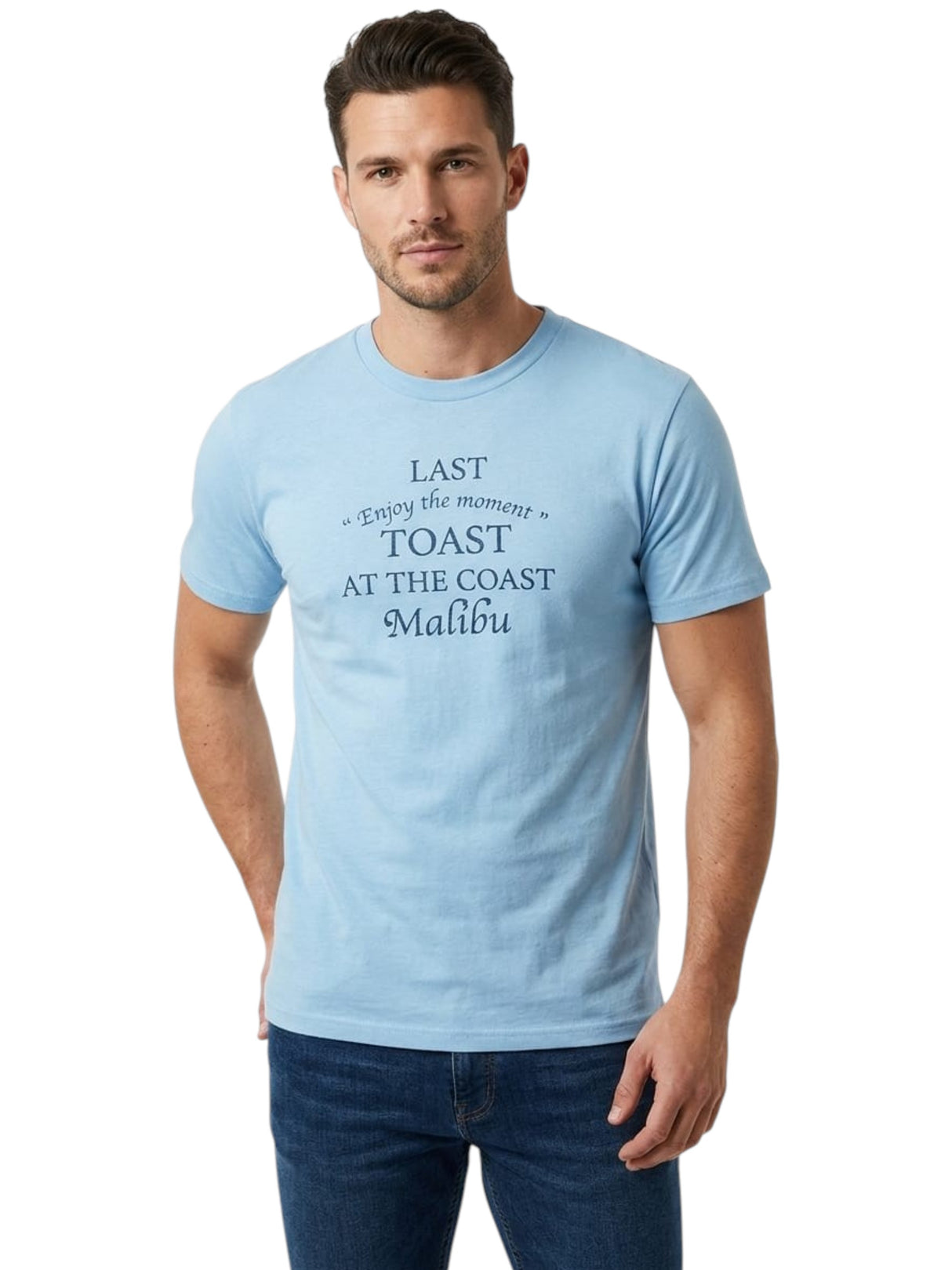Image for Men's Printed Top,Blue